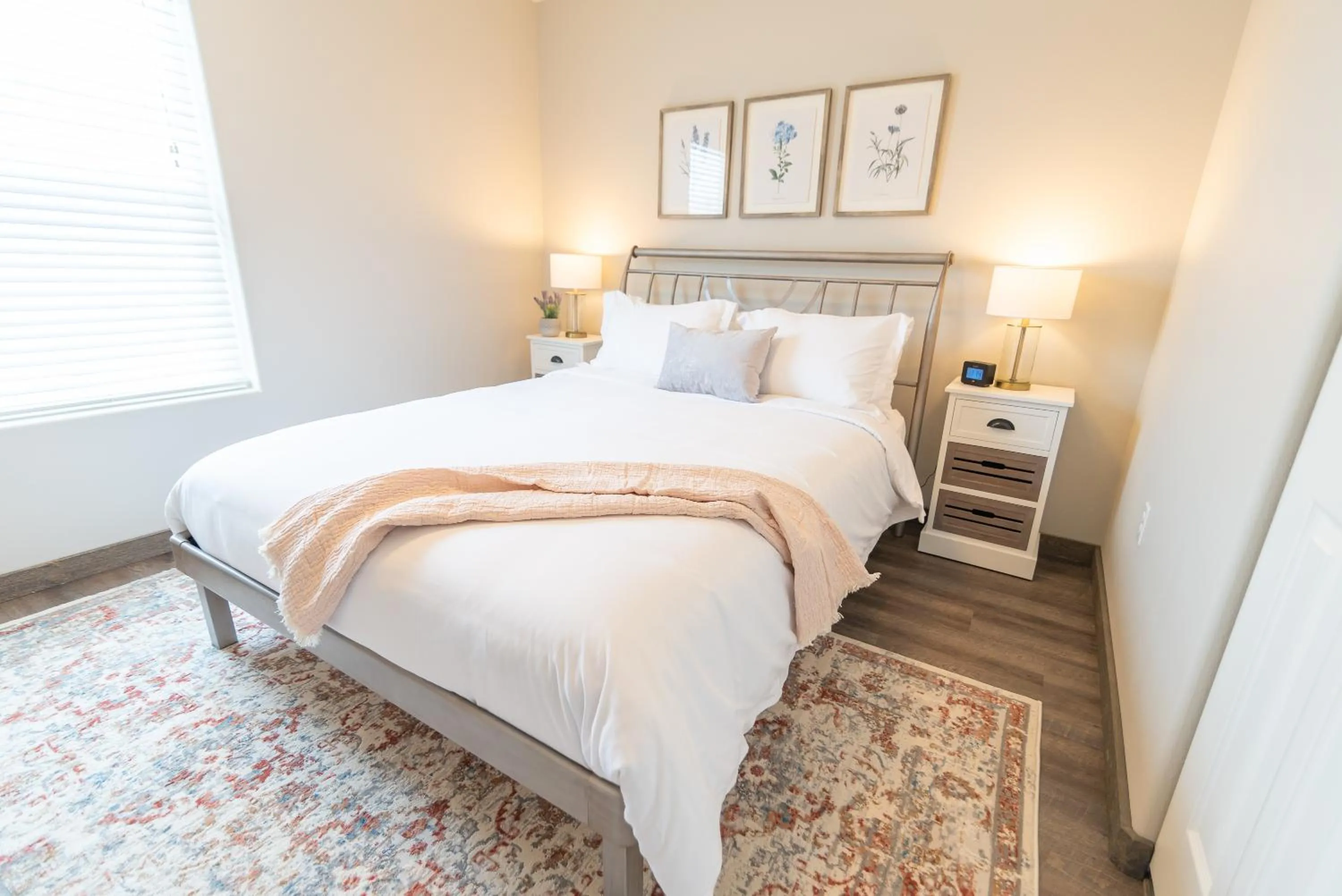 Bed in Susitna Suites