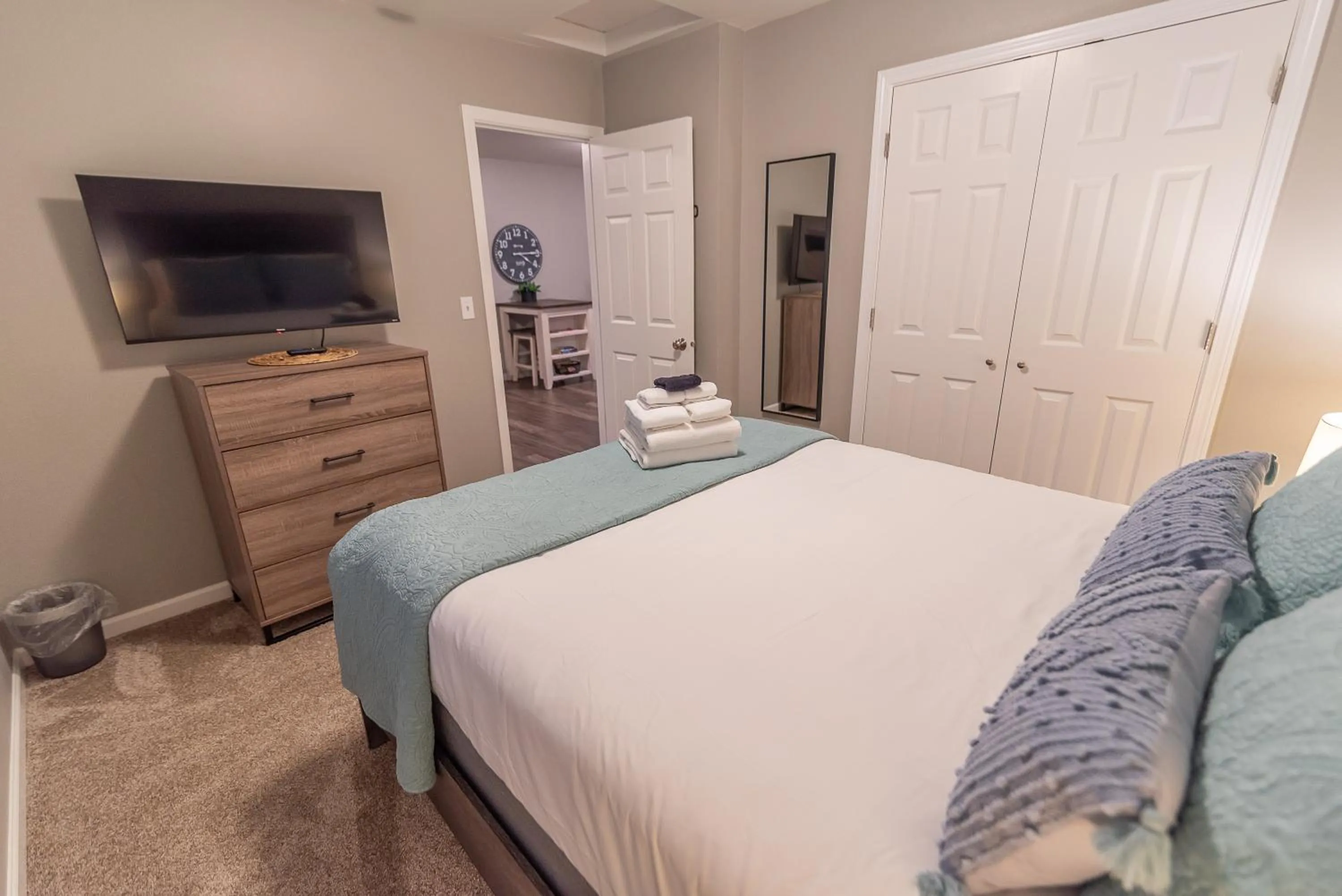 Bed in Susitna Suites