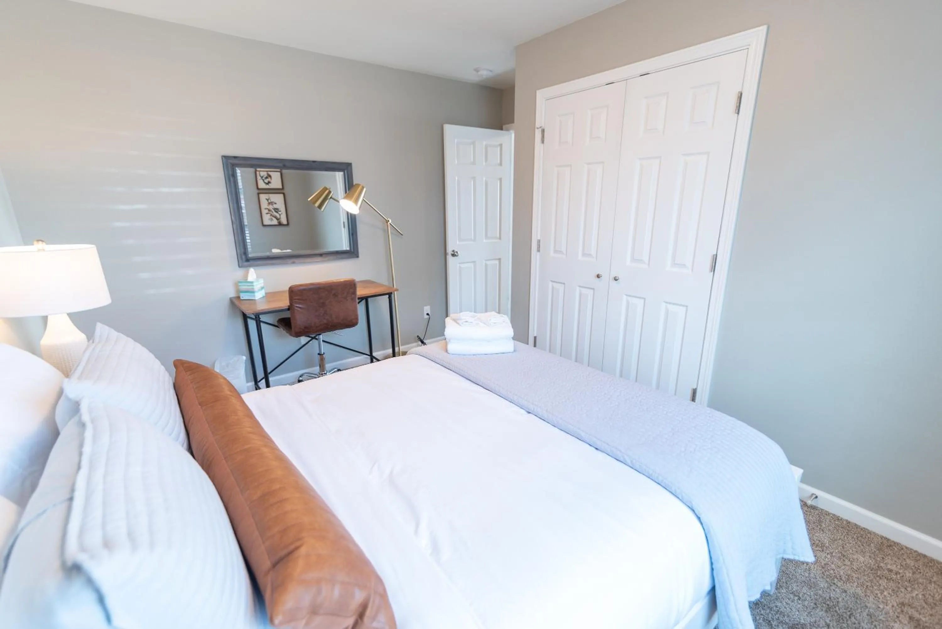 Bed in Susitna Suites