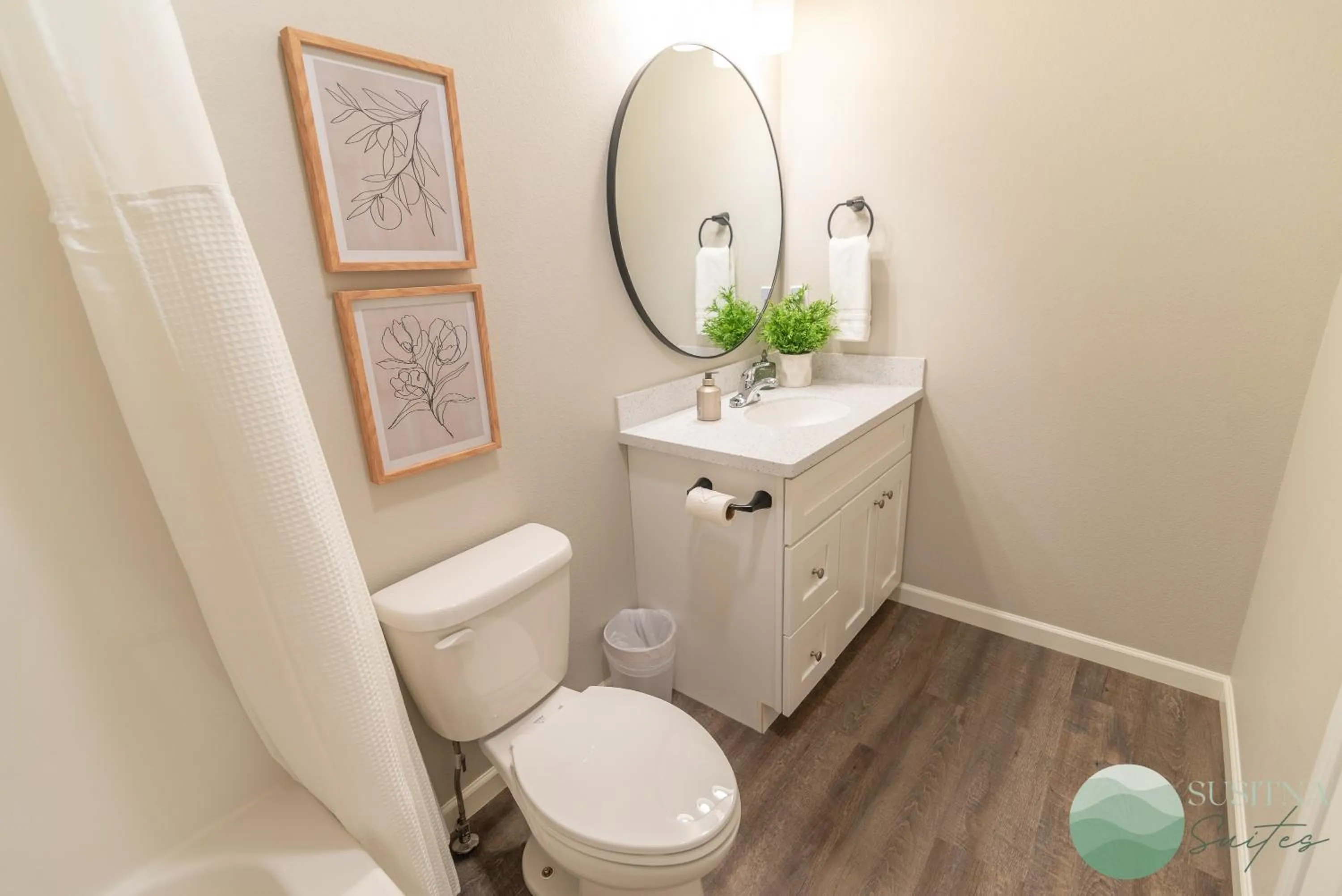 Toilet in Susitna Suites