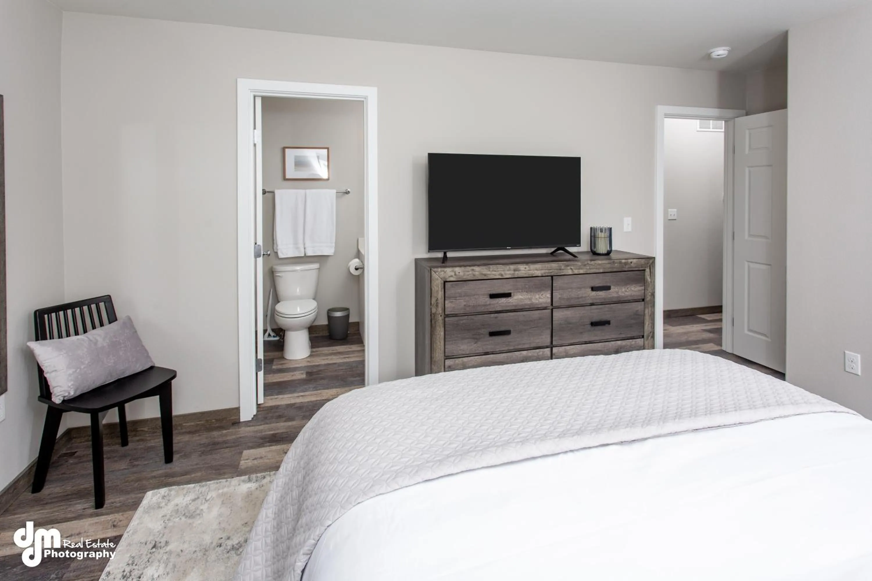 Bed in Susitna Suites