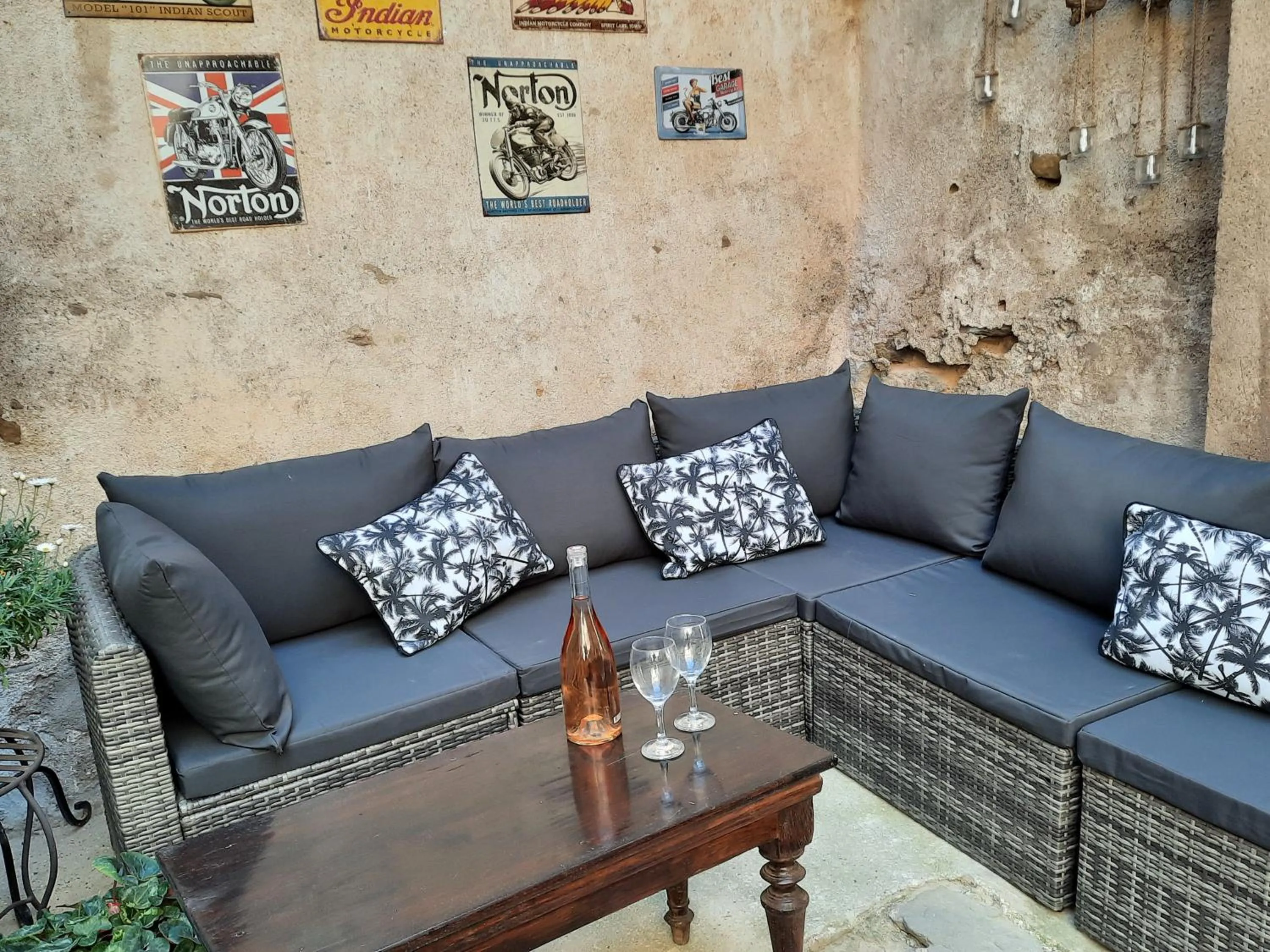 Patio in Maison du Coquelicot