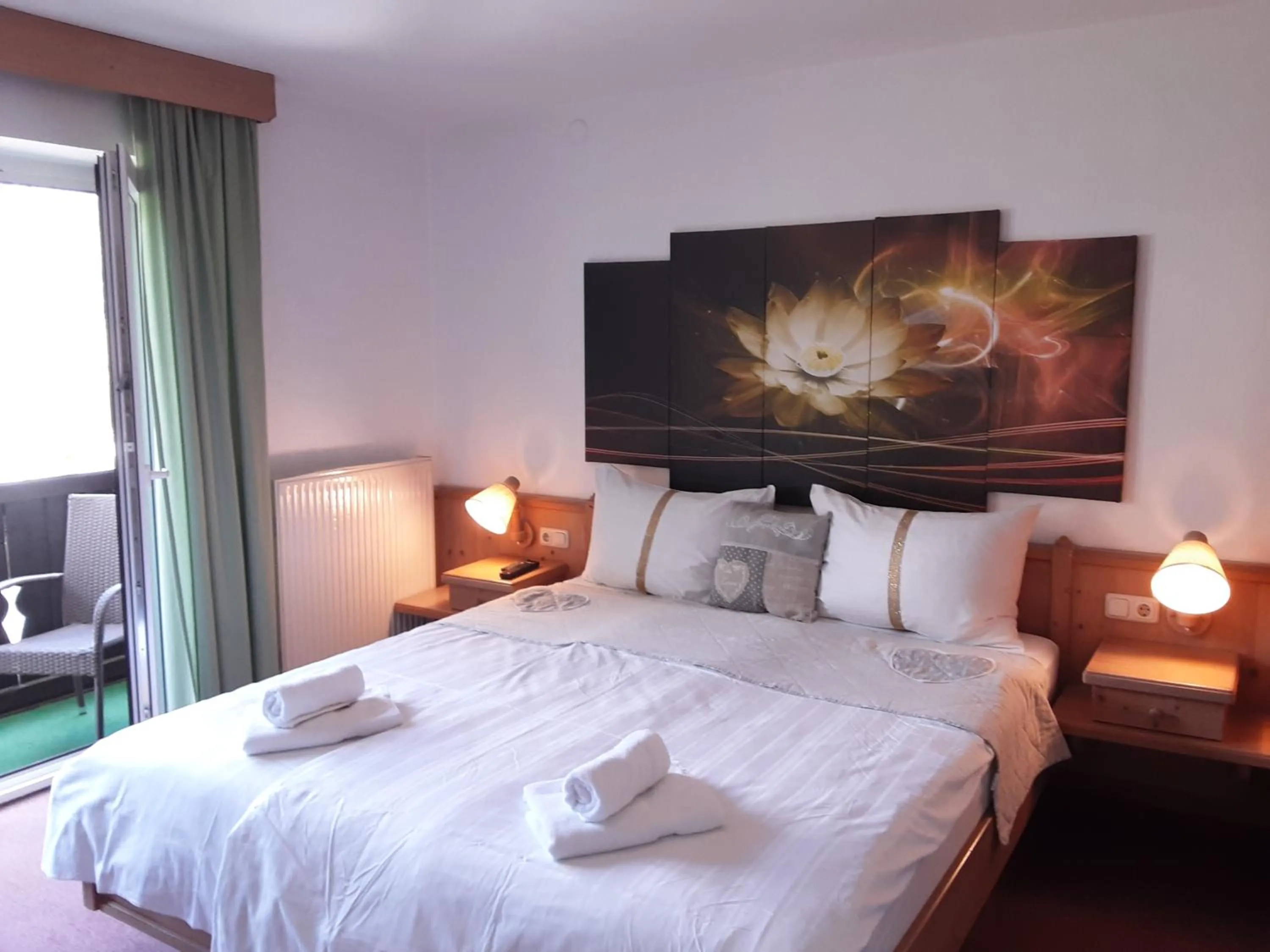 Bed in Apartment House Seerose self check-in