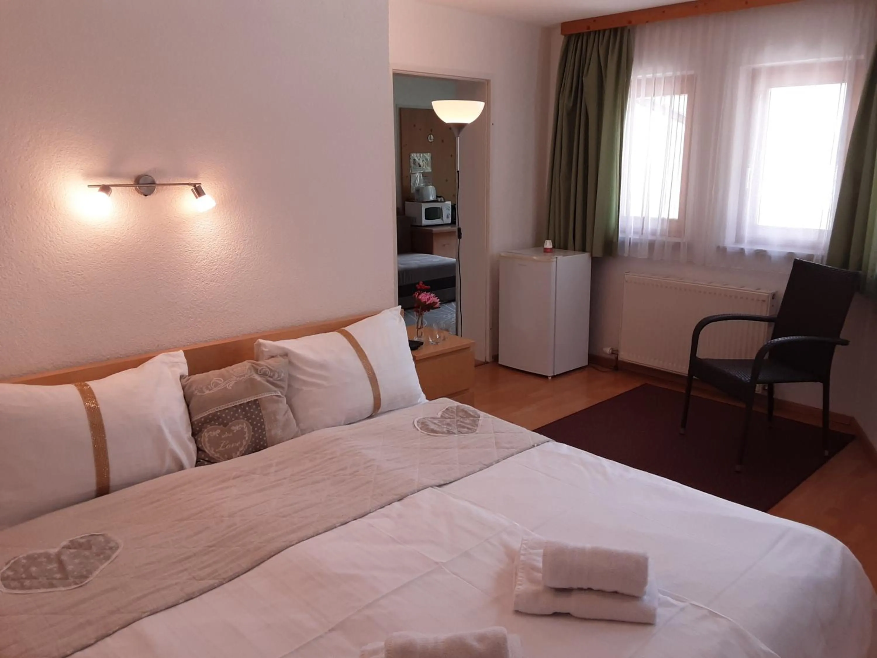 Bed in Apartment House Seerose self check-in