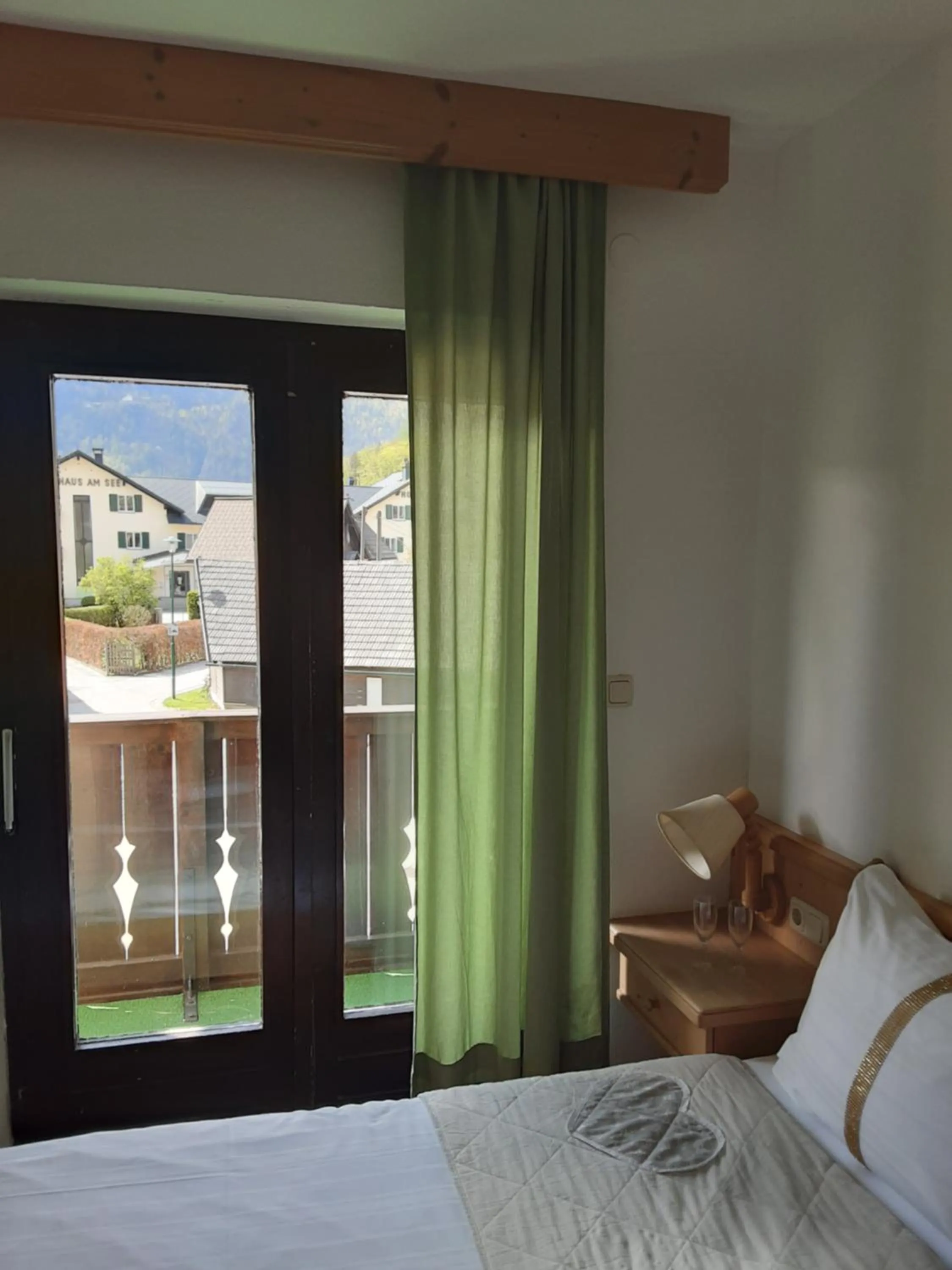 Bed in Apartment House Seerose self check-in