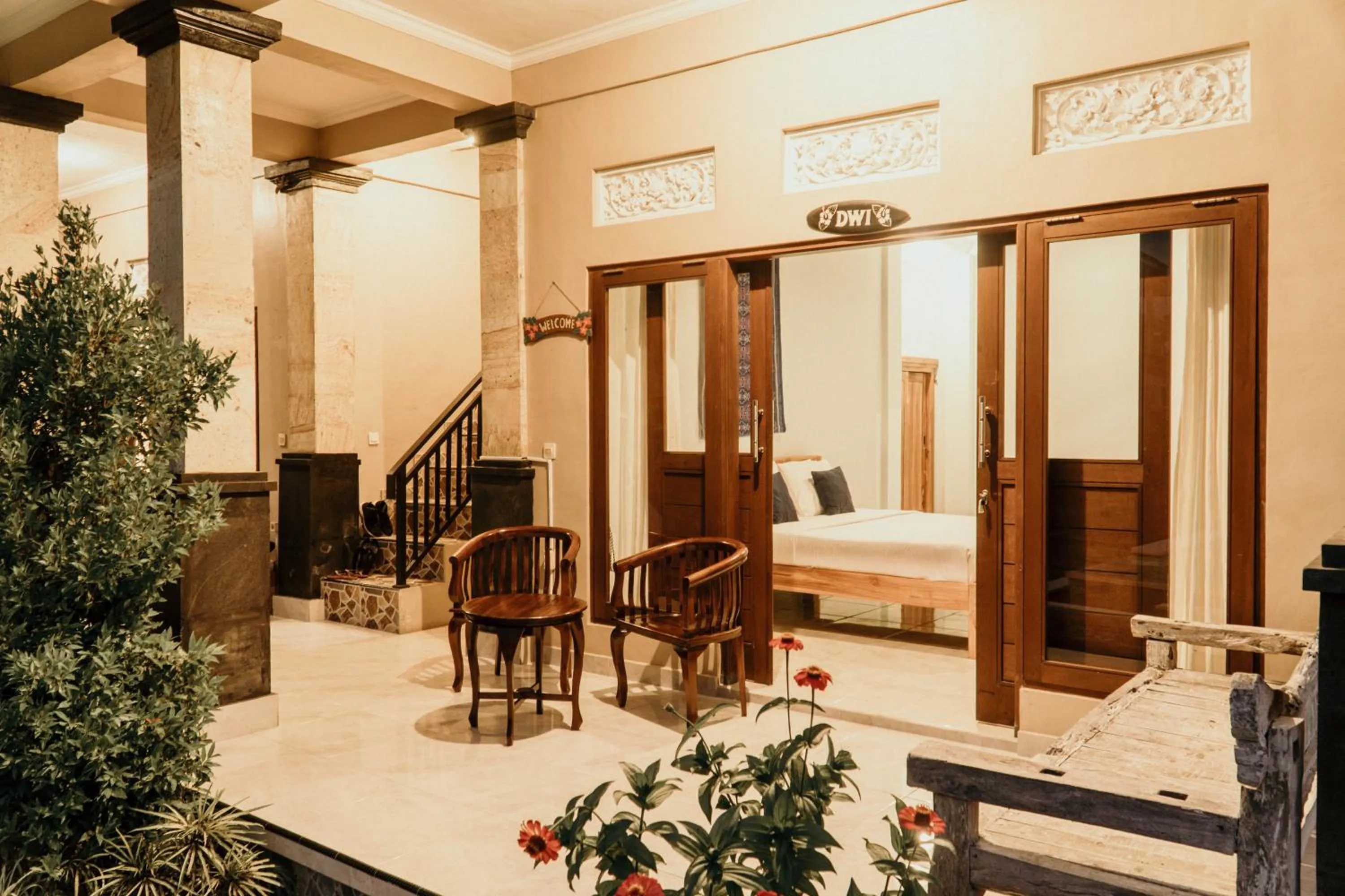 Property building, Bed in Ubud Shanti Rice Field House By Supala