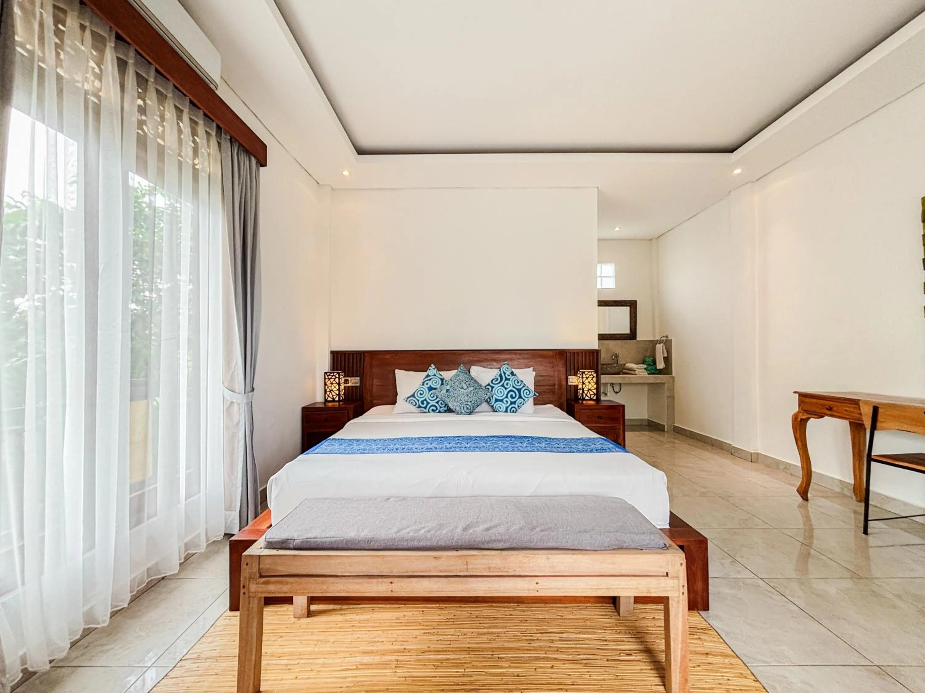 Bedroom, Bed in Ubud Shanti Rice Field House By Supala