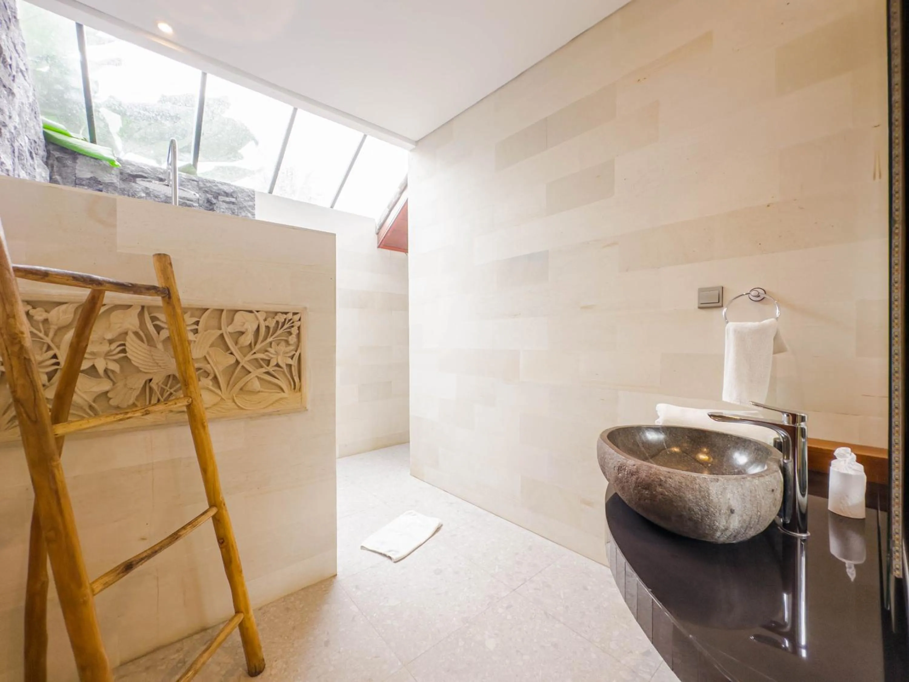 Bathroom in Ubud Shanti Rice Field House By Supala