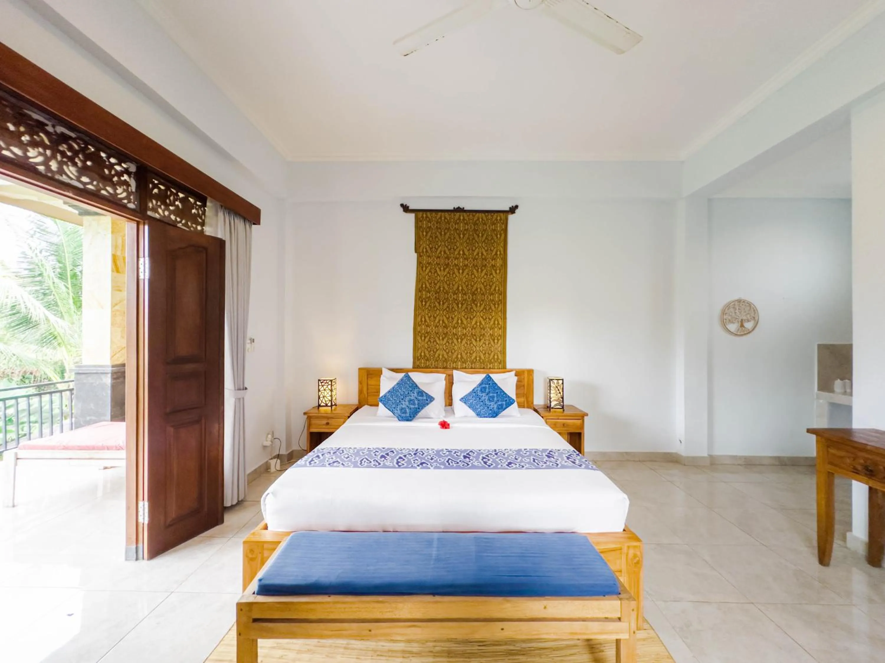 Bedroom, Bed in Ubud Shanti Rice Field House By Supala