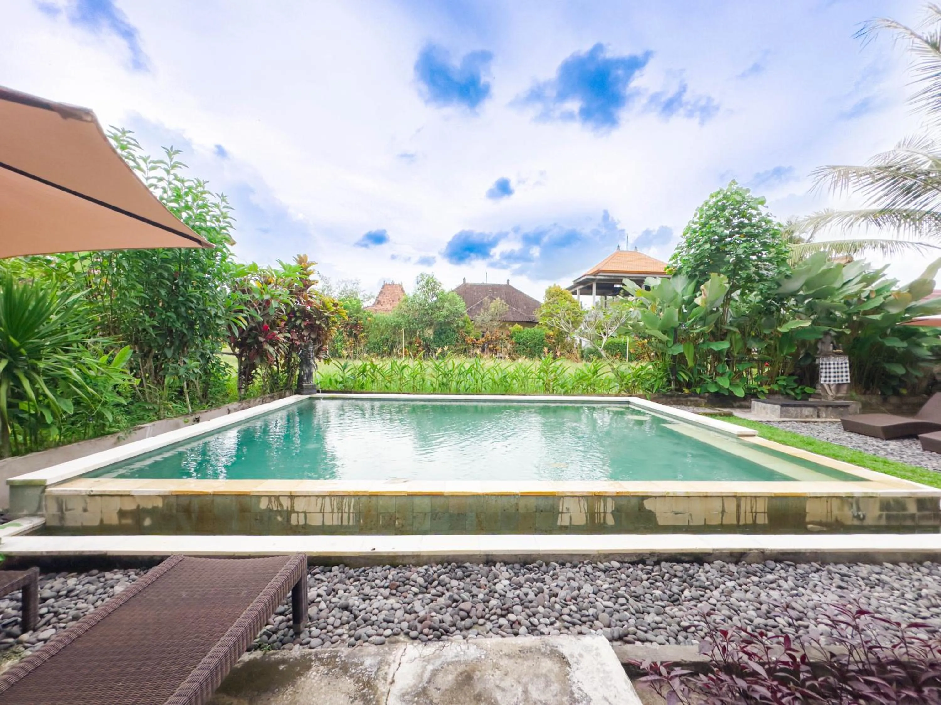 Swimming pool in Ubud Shanti Rice Field House By Supala