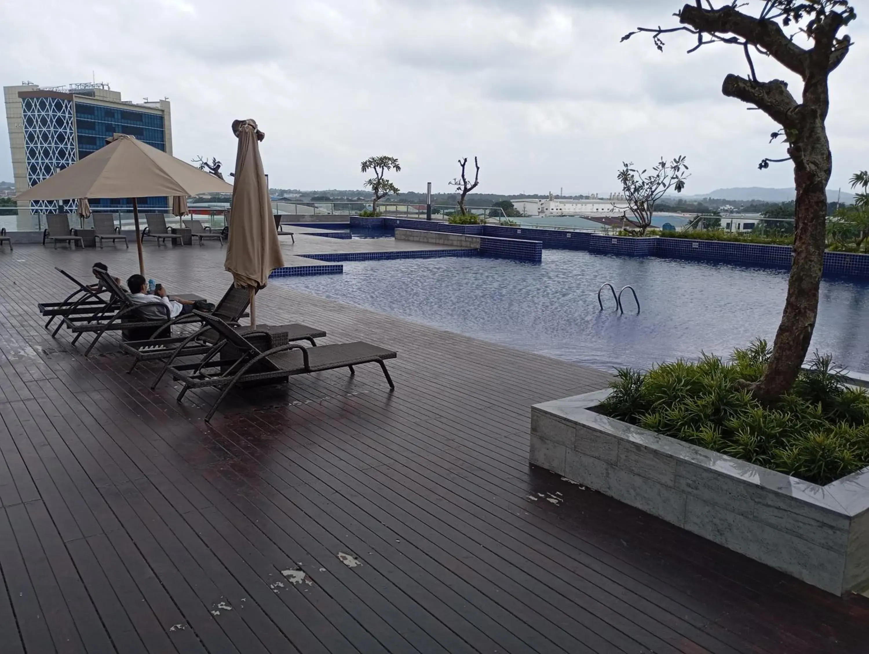 Pool view in SleepRest @ Pollux Habibie Pool view in SleepRest @ Pollux Habibie