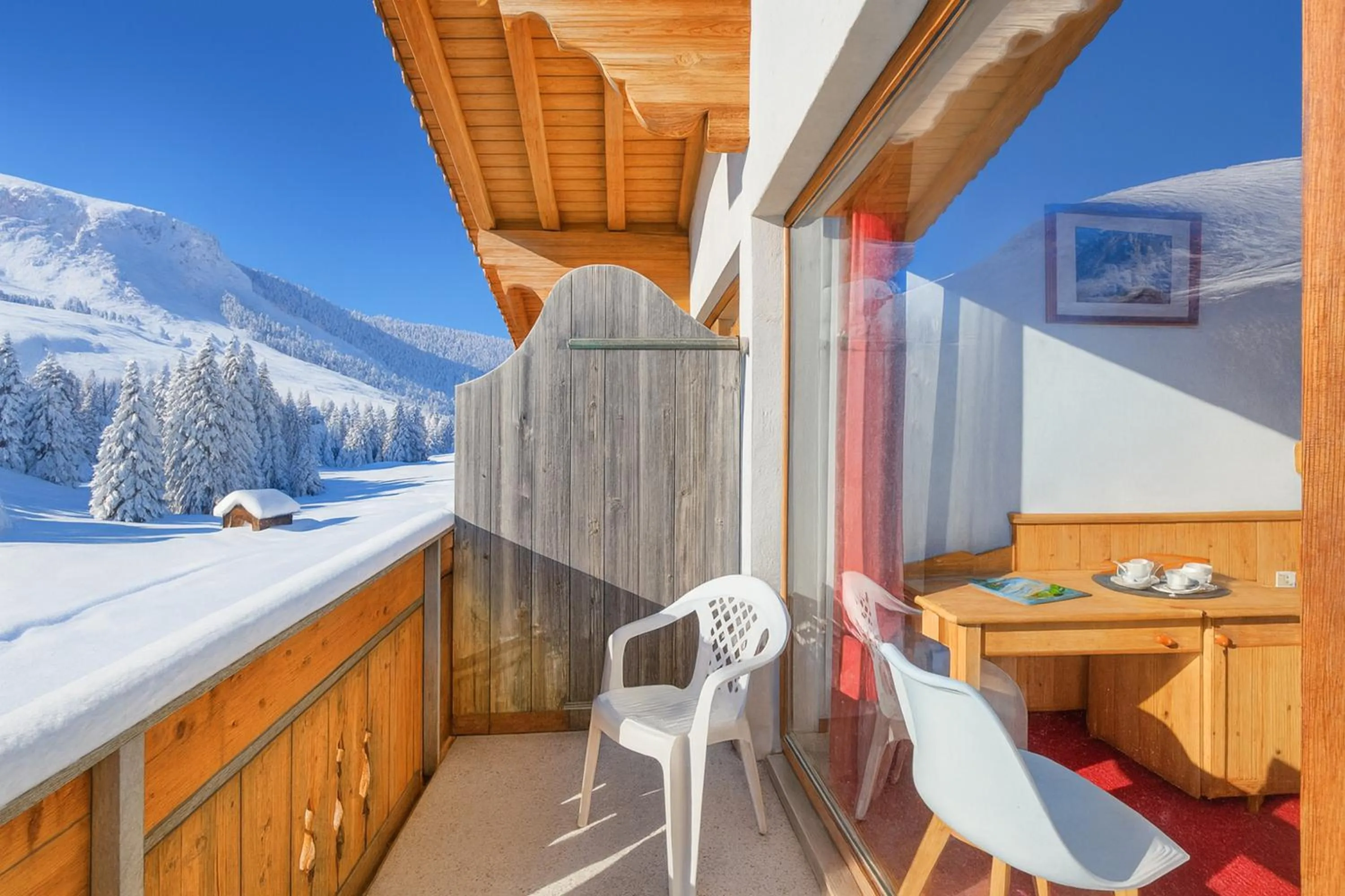 Balcony/Terrace in Hotel Relais Alpin