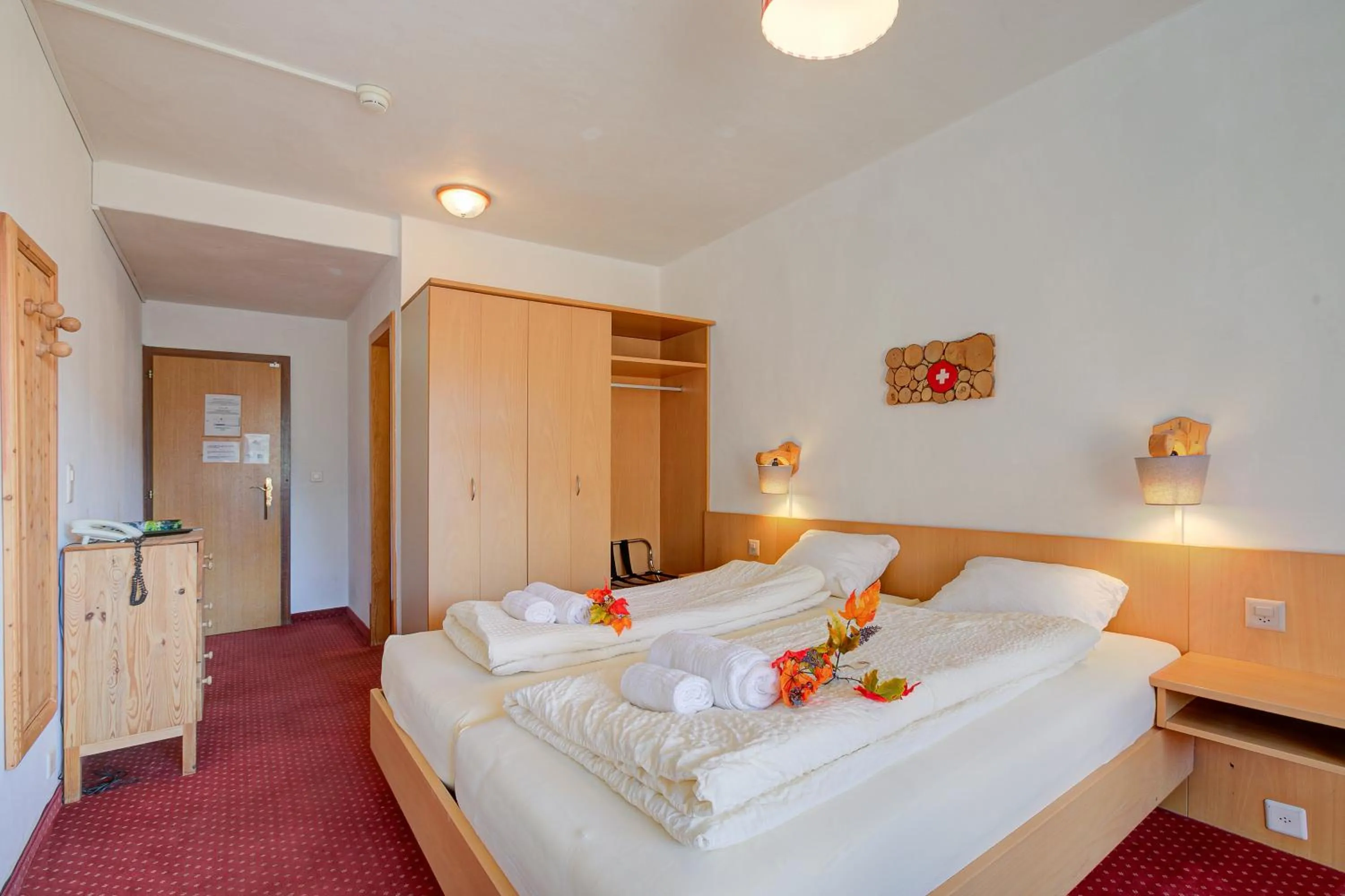 Bed in Hotel Relais Alpin