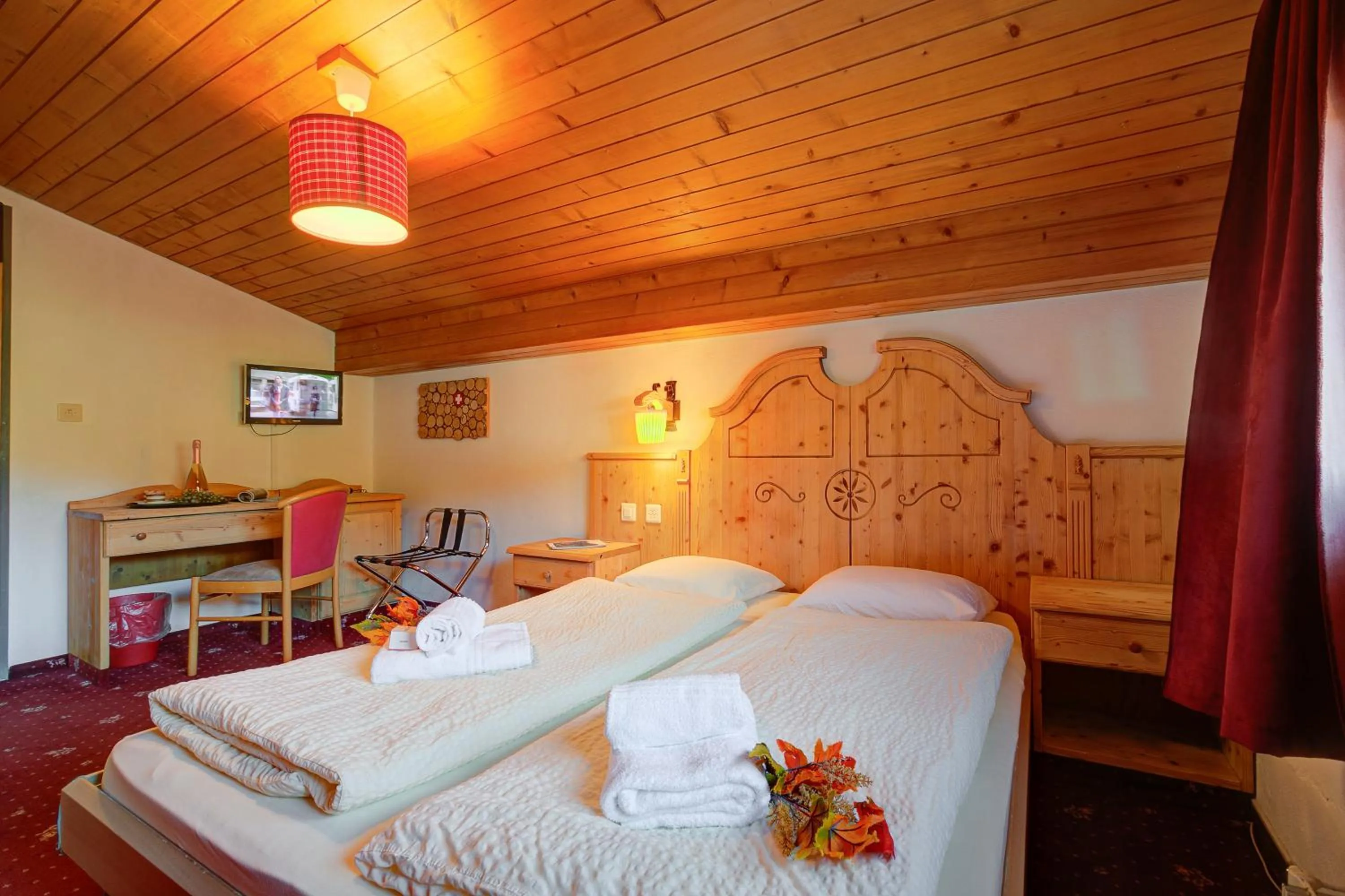 Bed in Hotel Relais Alpin