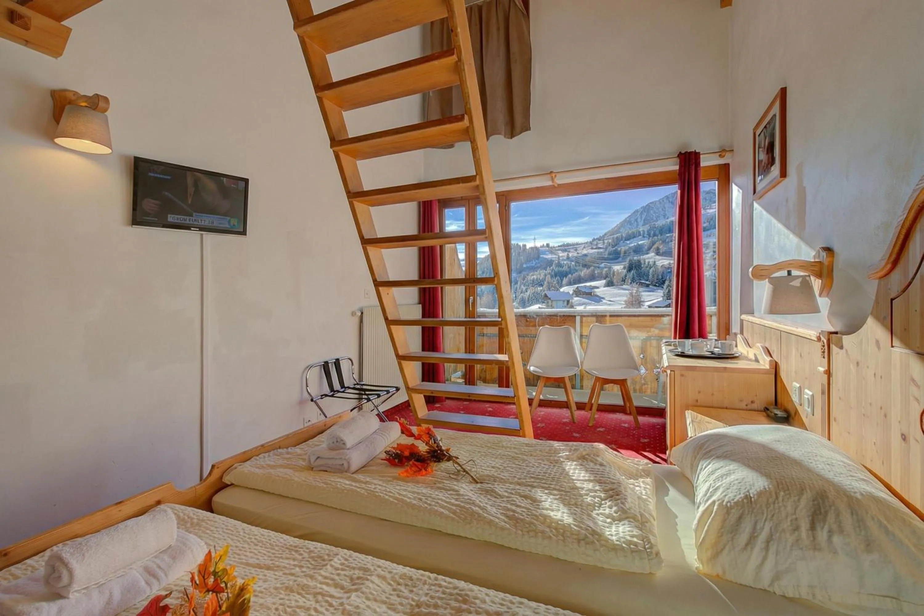 Bed in Hotel Relais Alpin