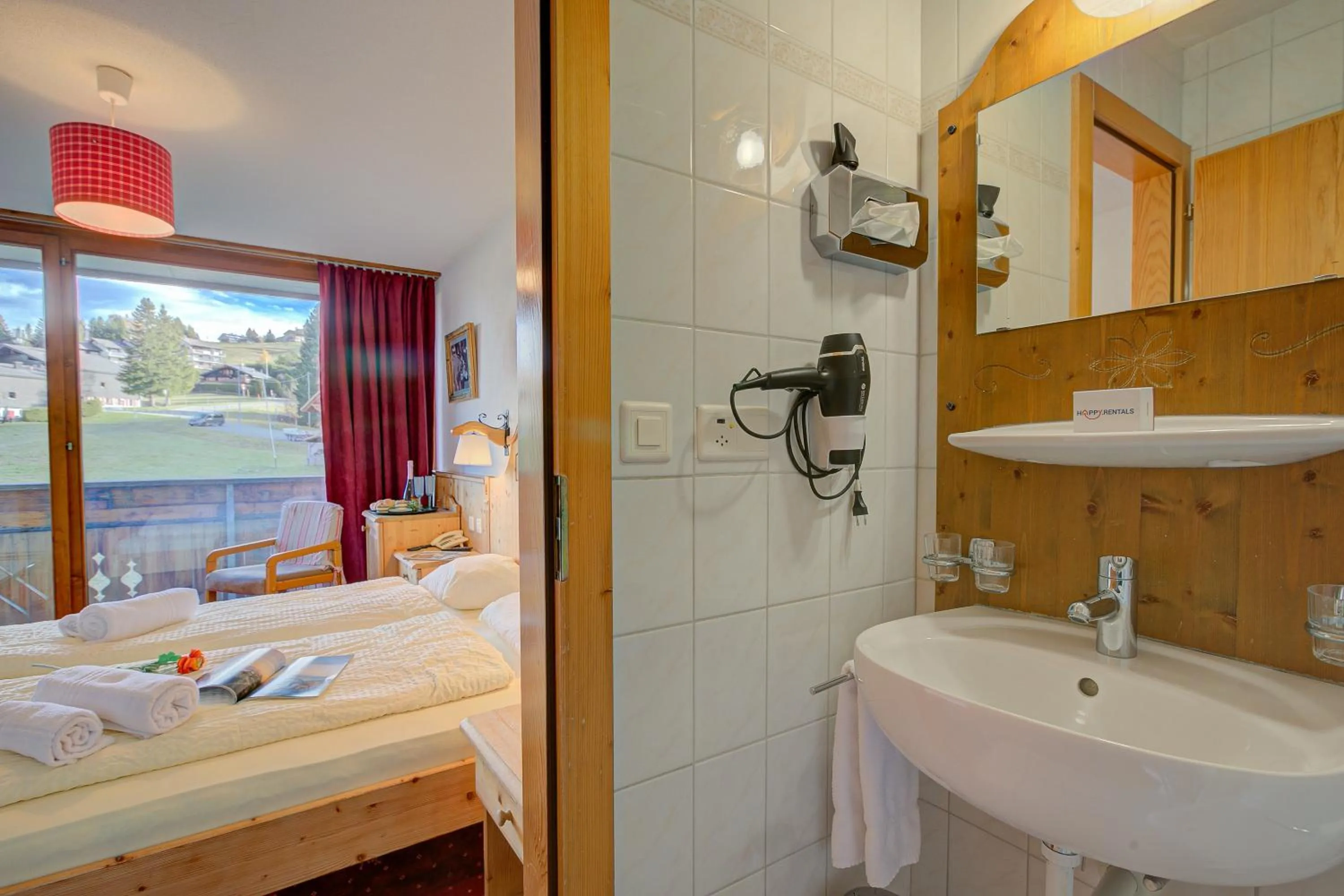 Bed in Hotel Relais Alpin