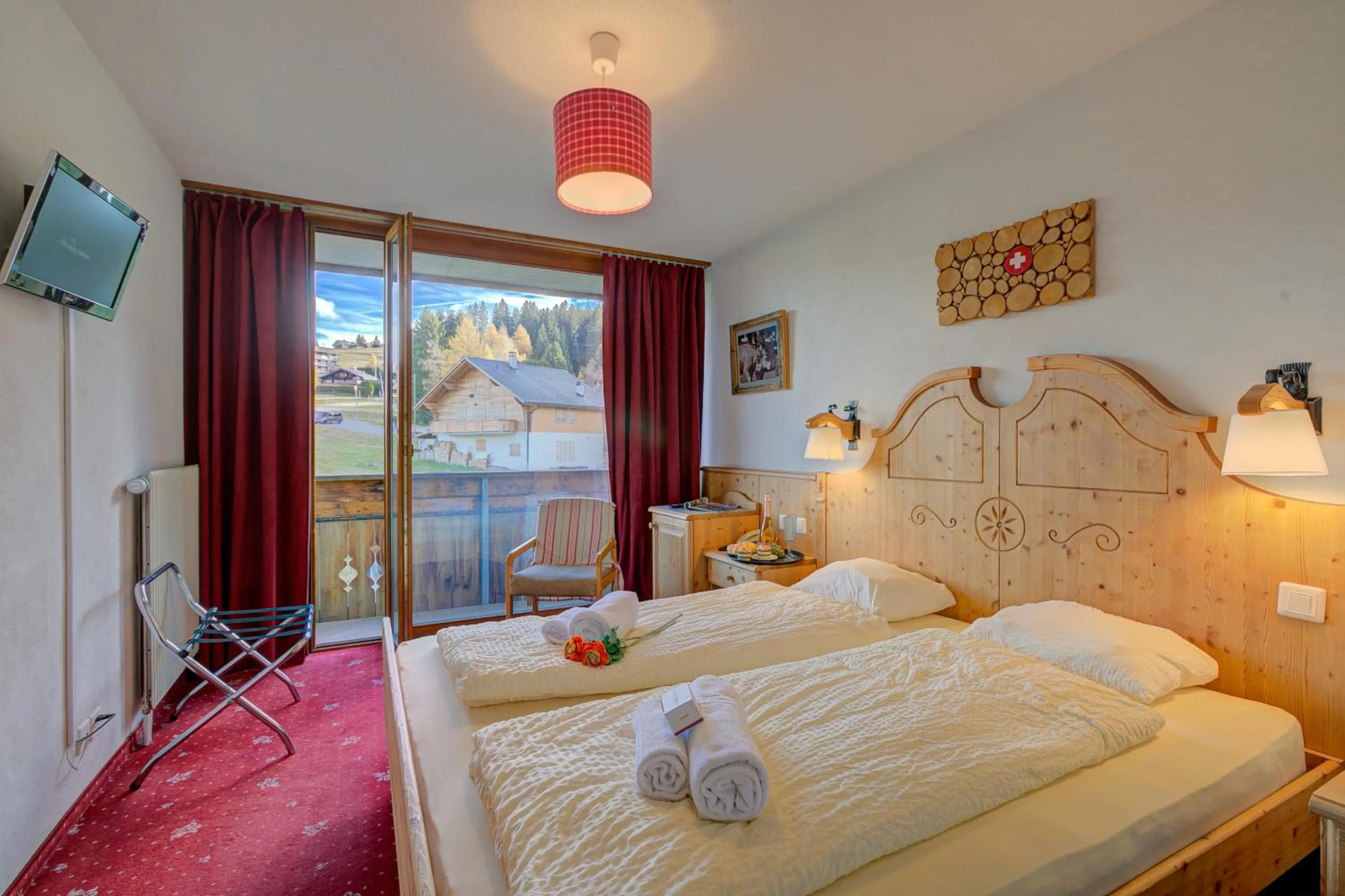 Bed in Hotel Relais Alpin