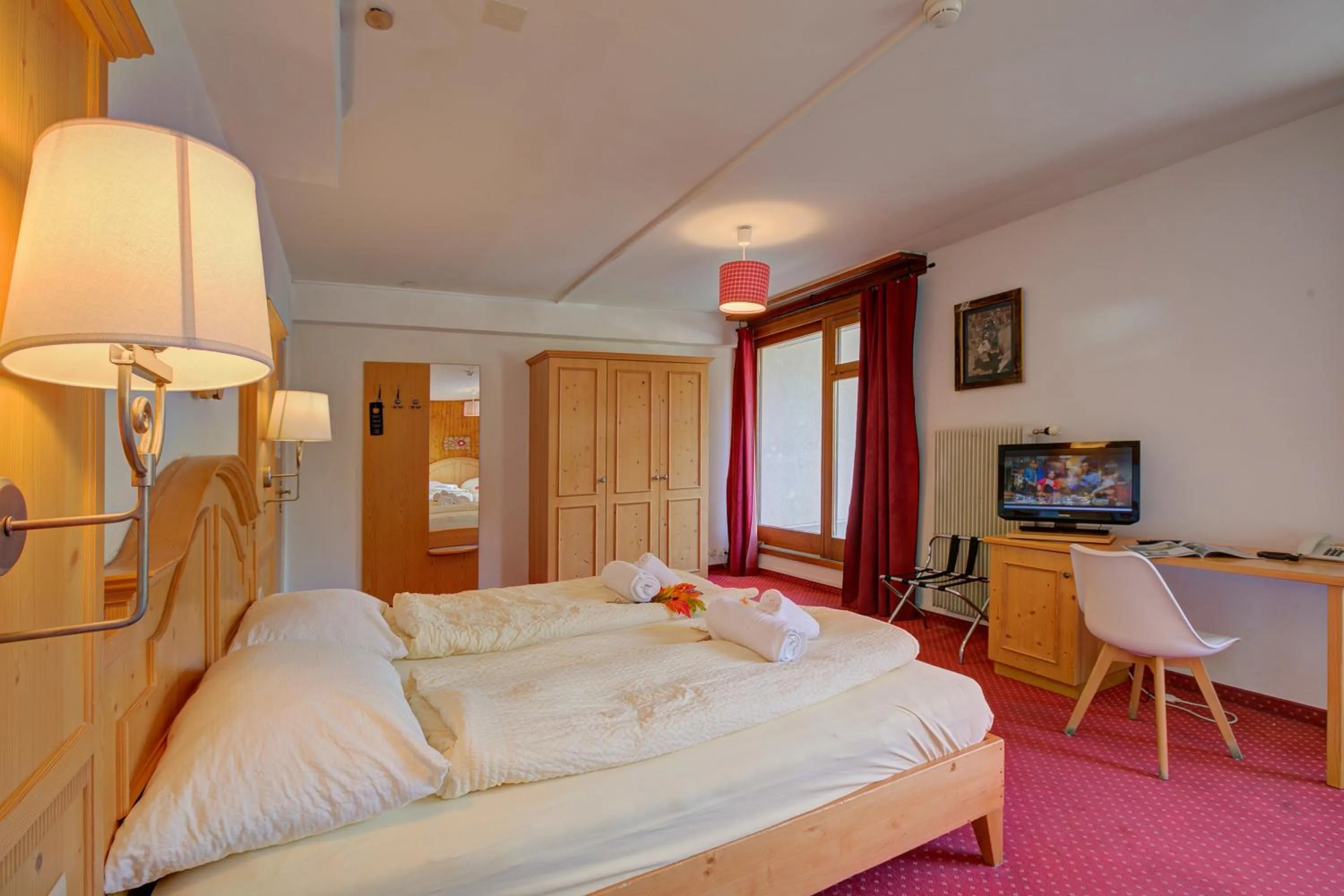 Bed in Hotel Relais Alpin