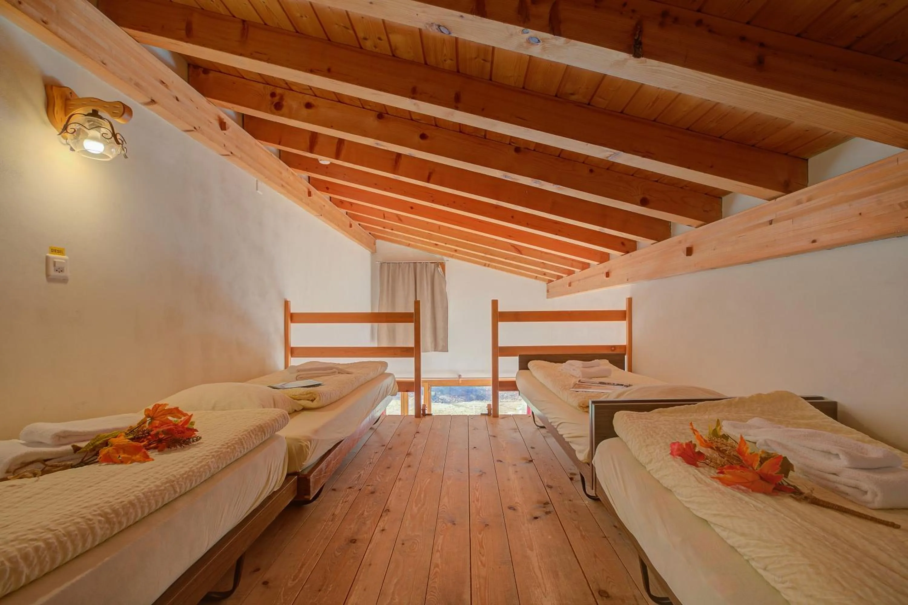 Bed in Hotel Relais Alpin