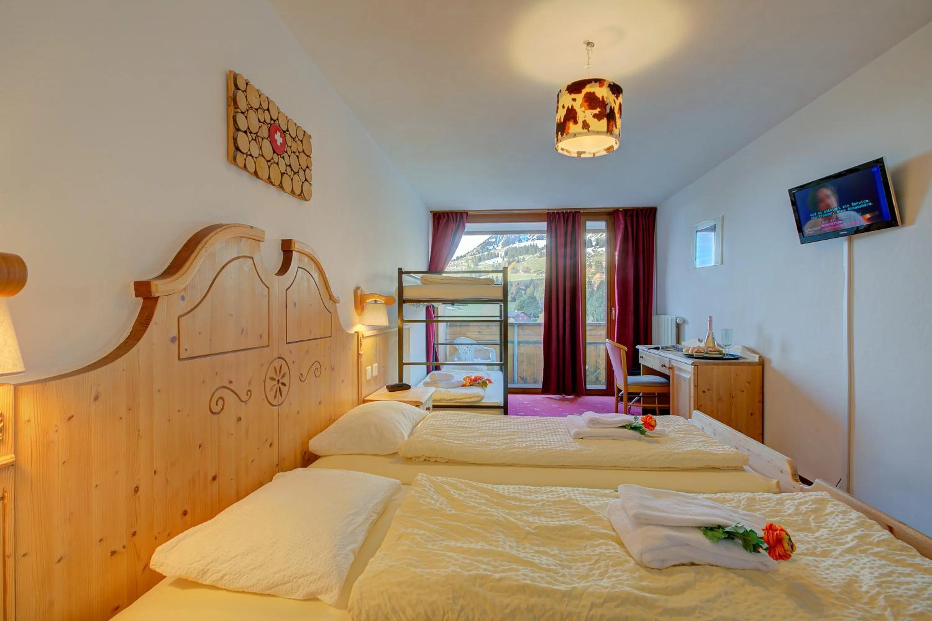 Bed in Hotel Relais Alpin