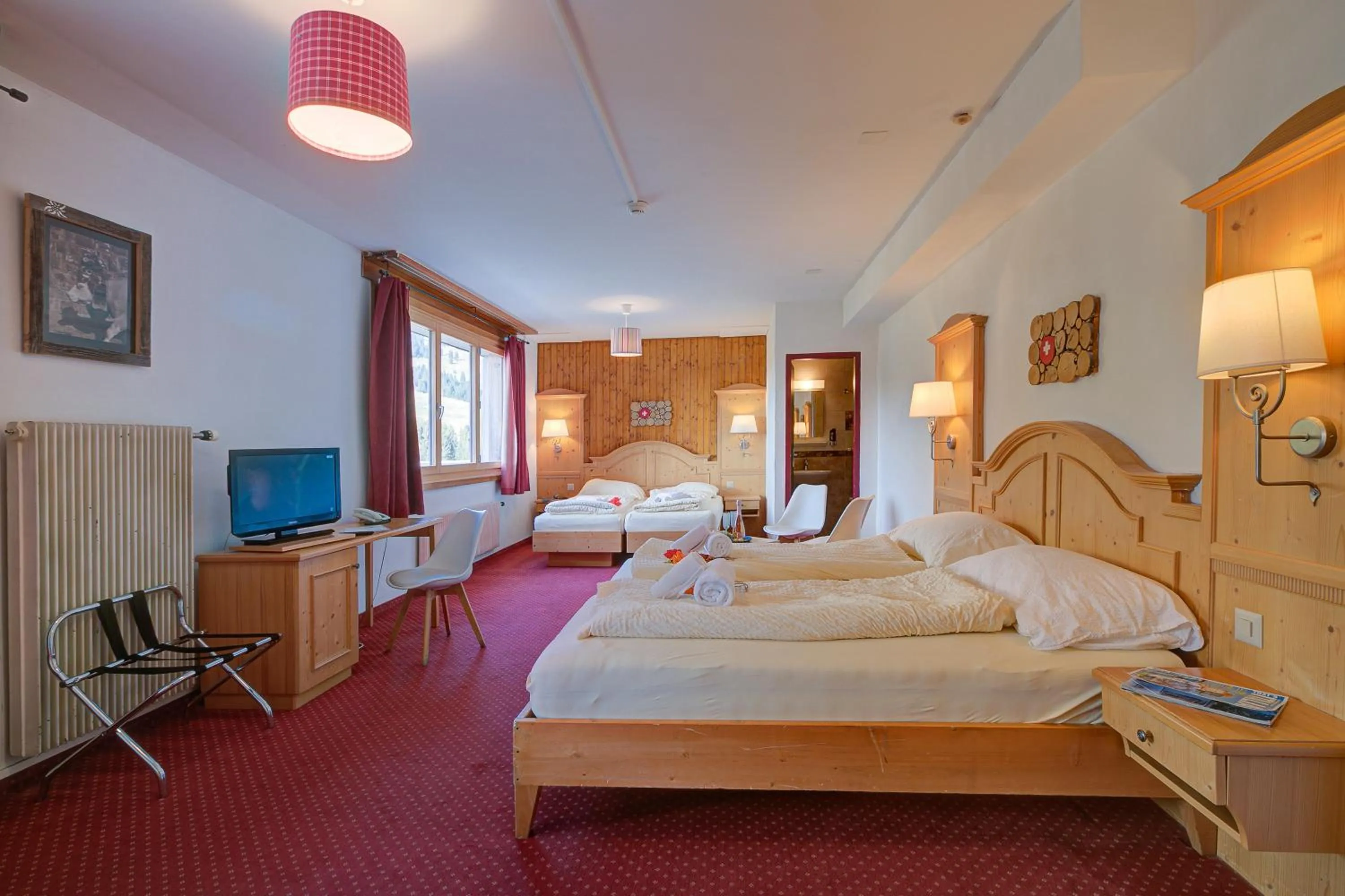 Bed in Hotel Relais Alpin