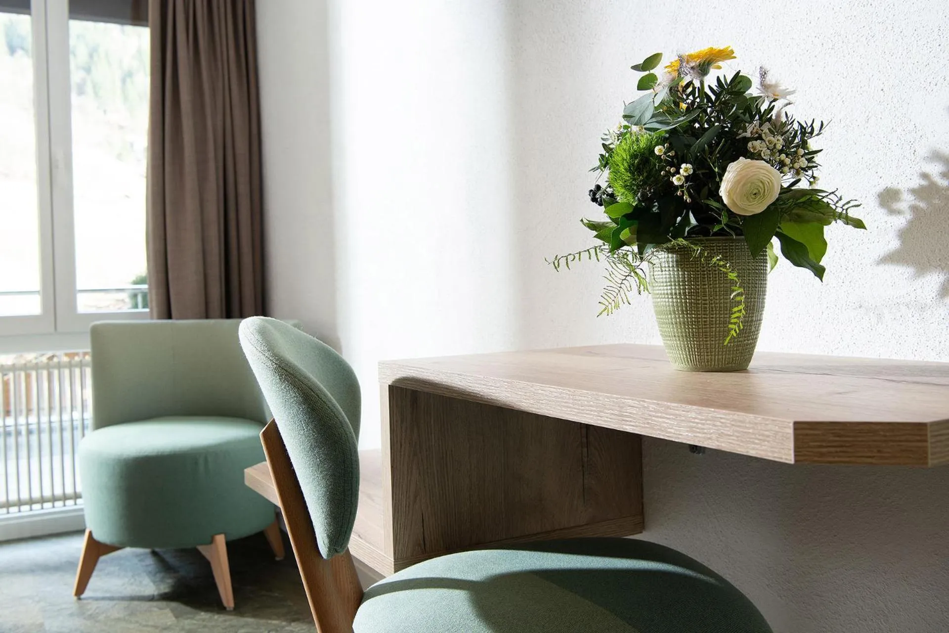 Seating area in Hotel Silberhorn