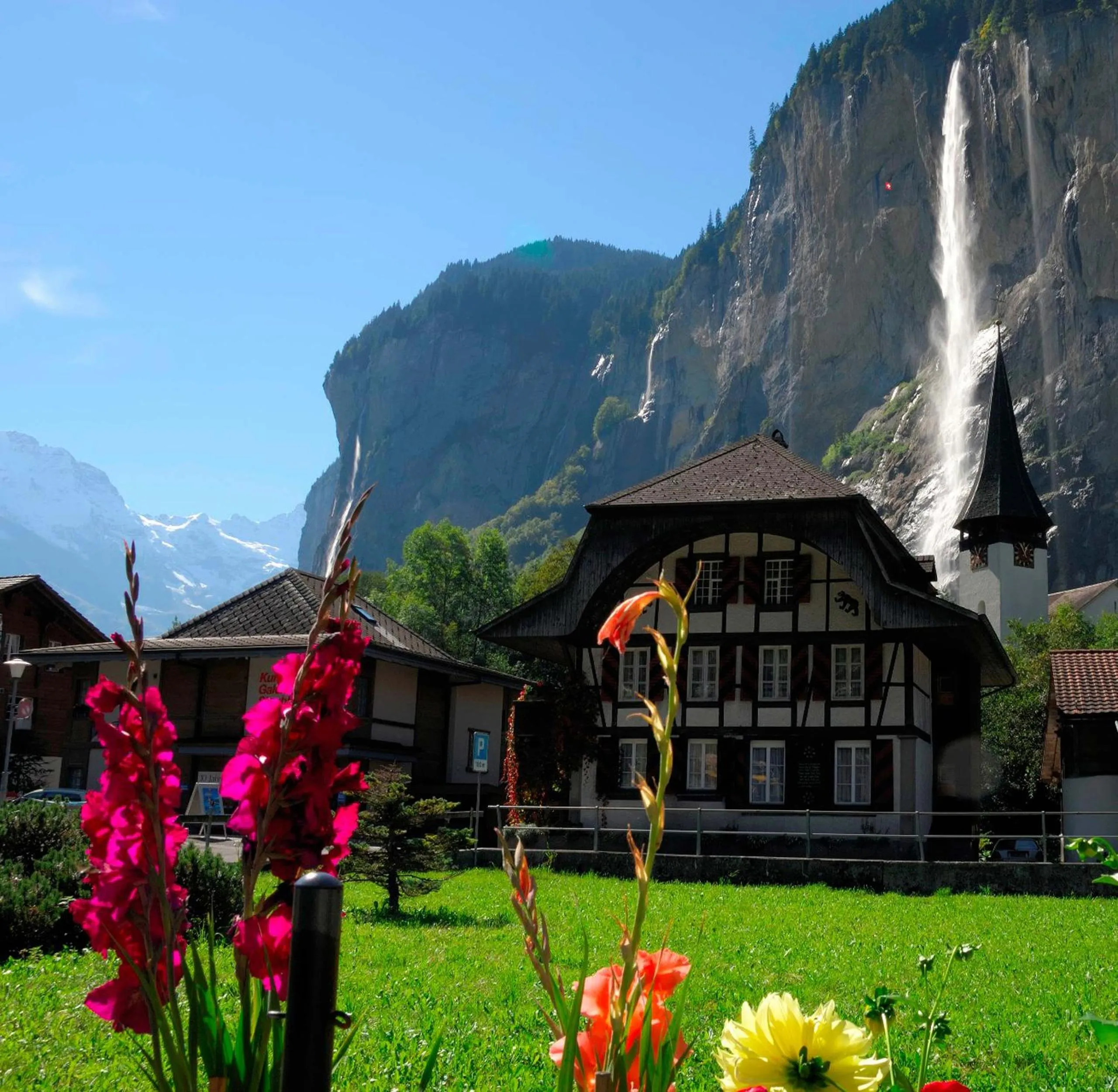Mountain view in Hotel Silberhorn
