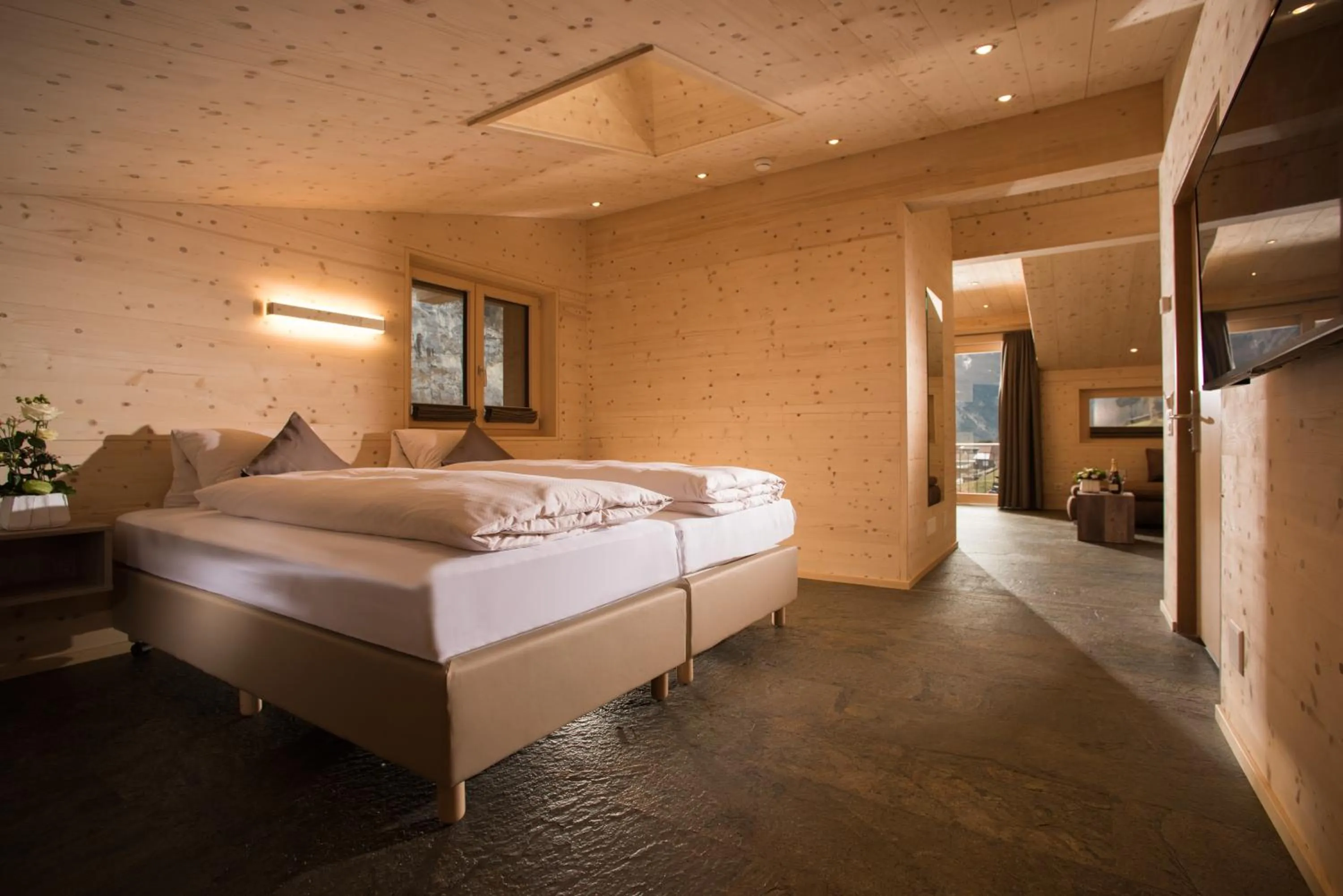 Photo of the whole room, Bed in Hotel Silberhorn