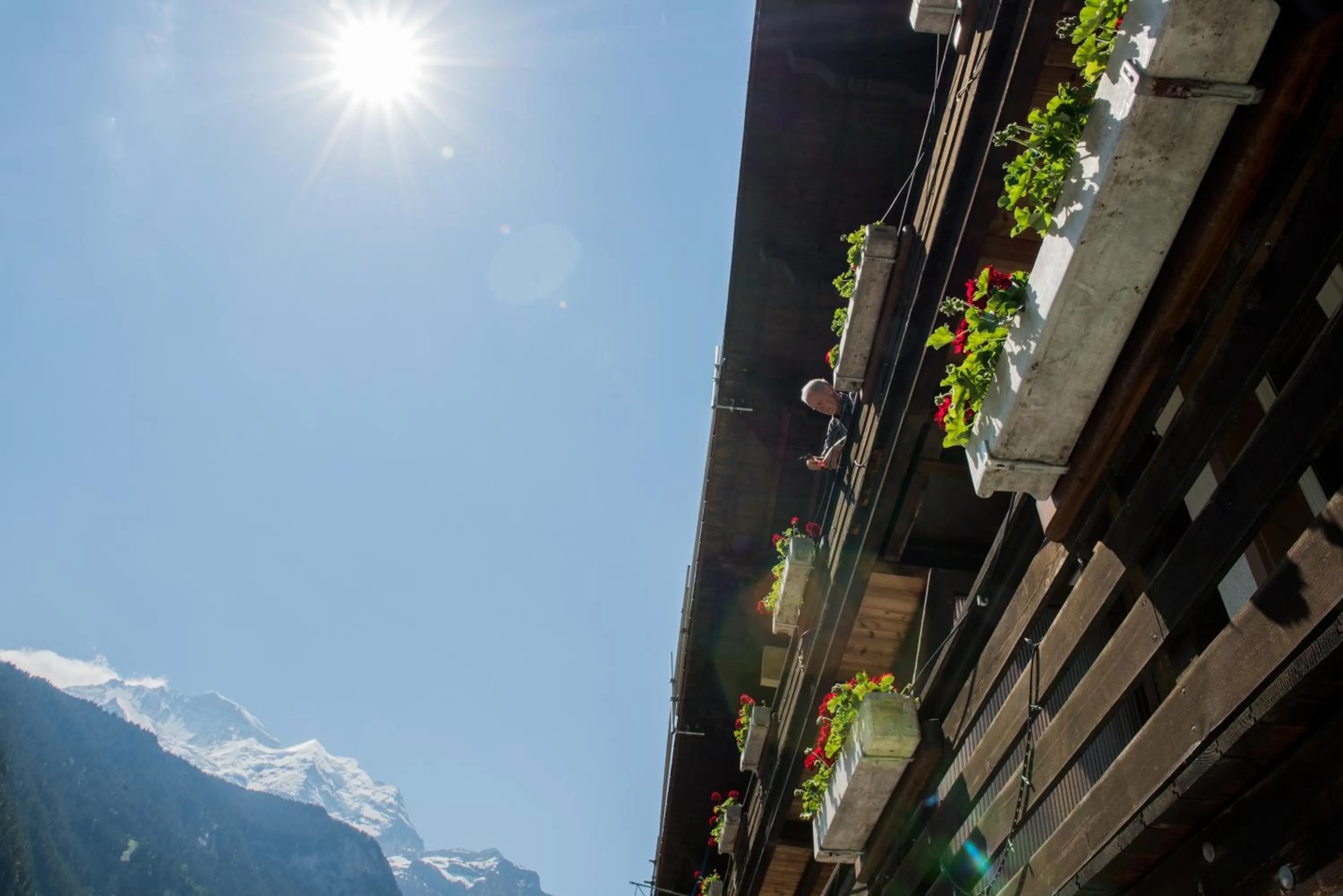 Property building in Hotel Silberhorn