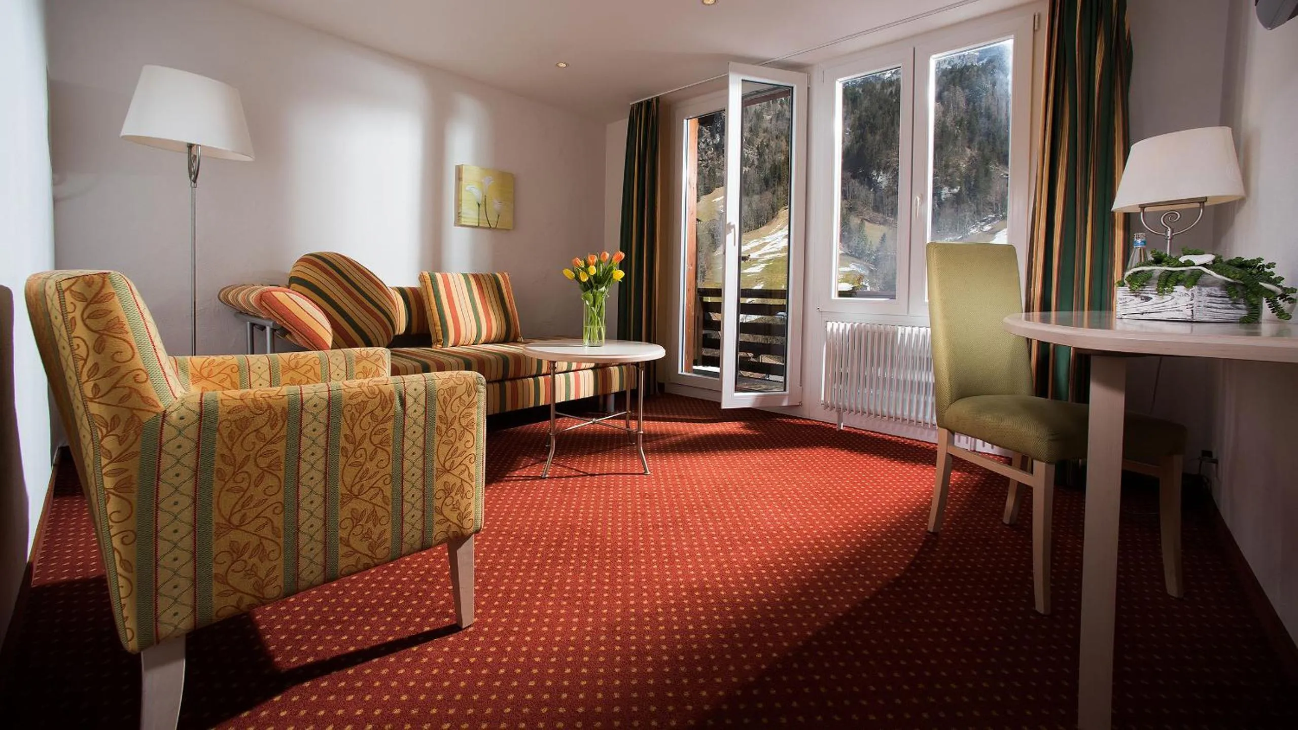 Living room in Hotel Silberhorn