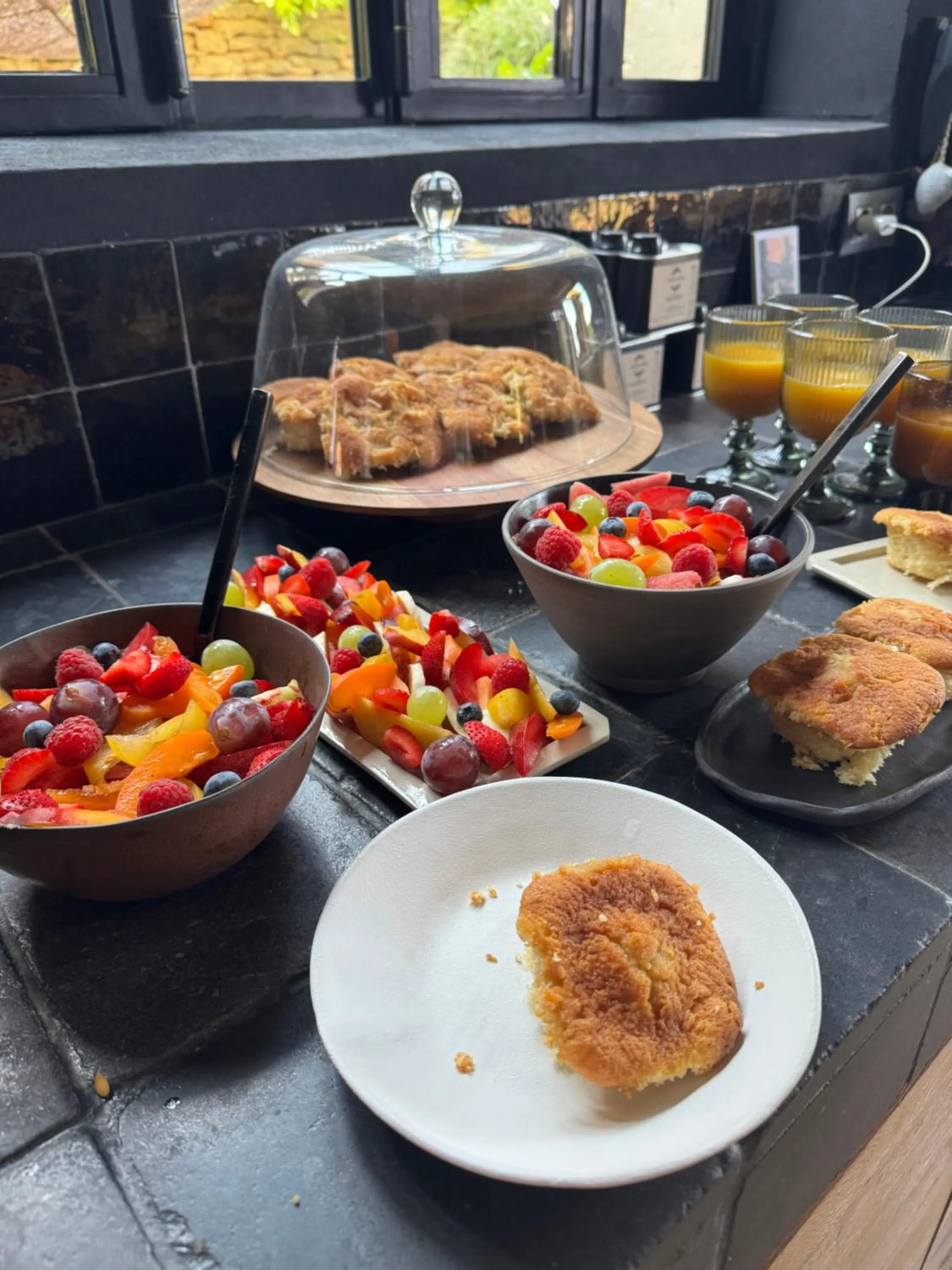 Breakfast in Le Mas de Béthel