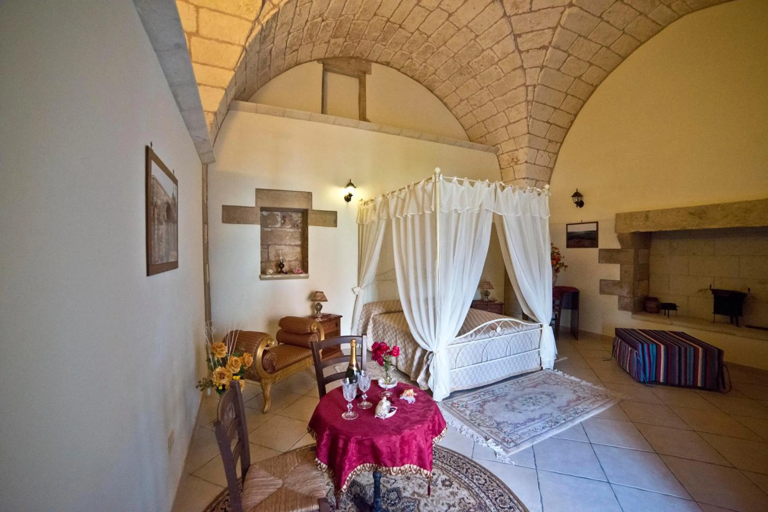 Bed in Masseria Cinti