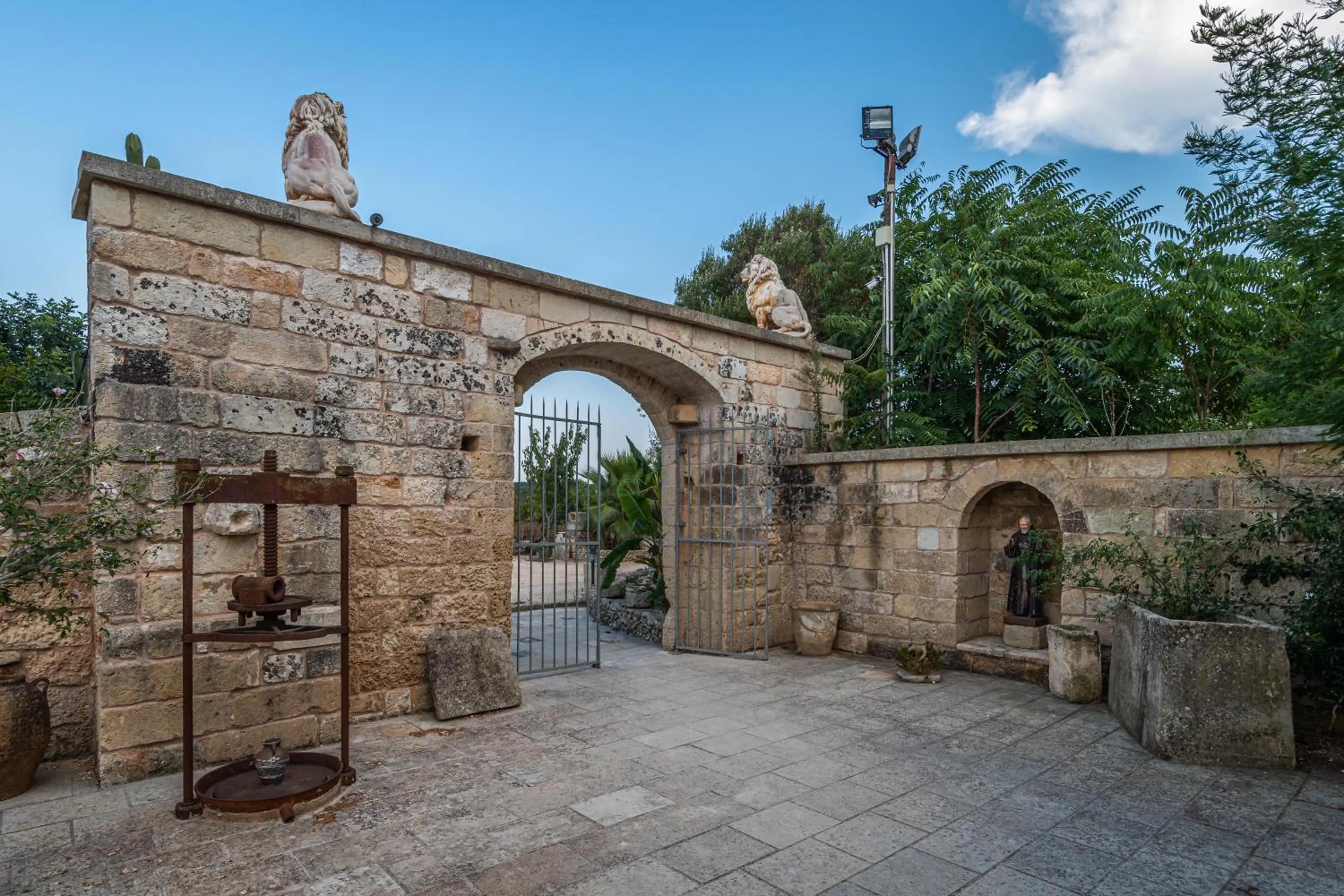 Facade/entrance in Masseria Cinti