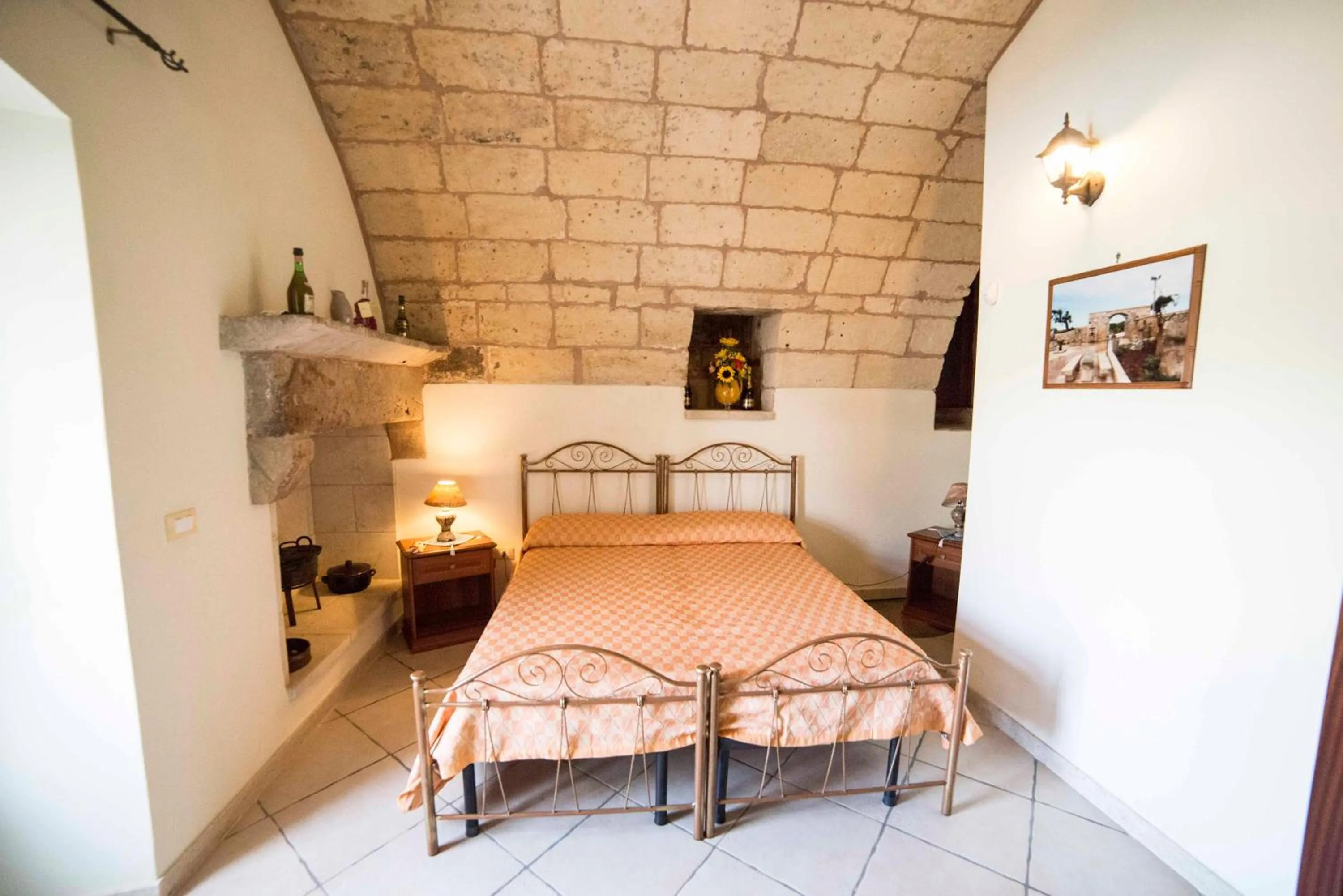 Bed in Masseria Cinti