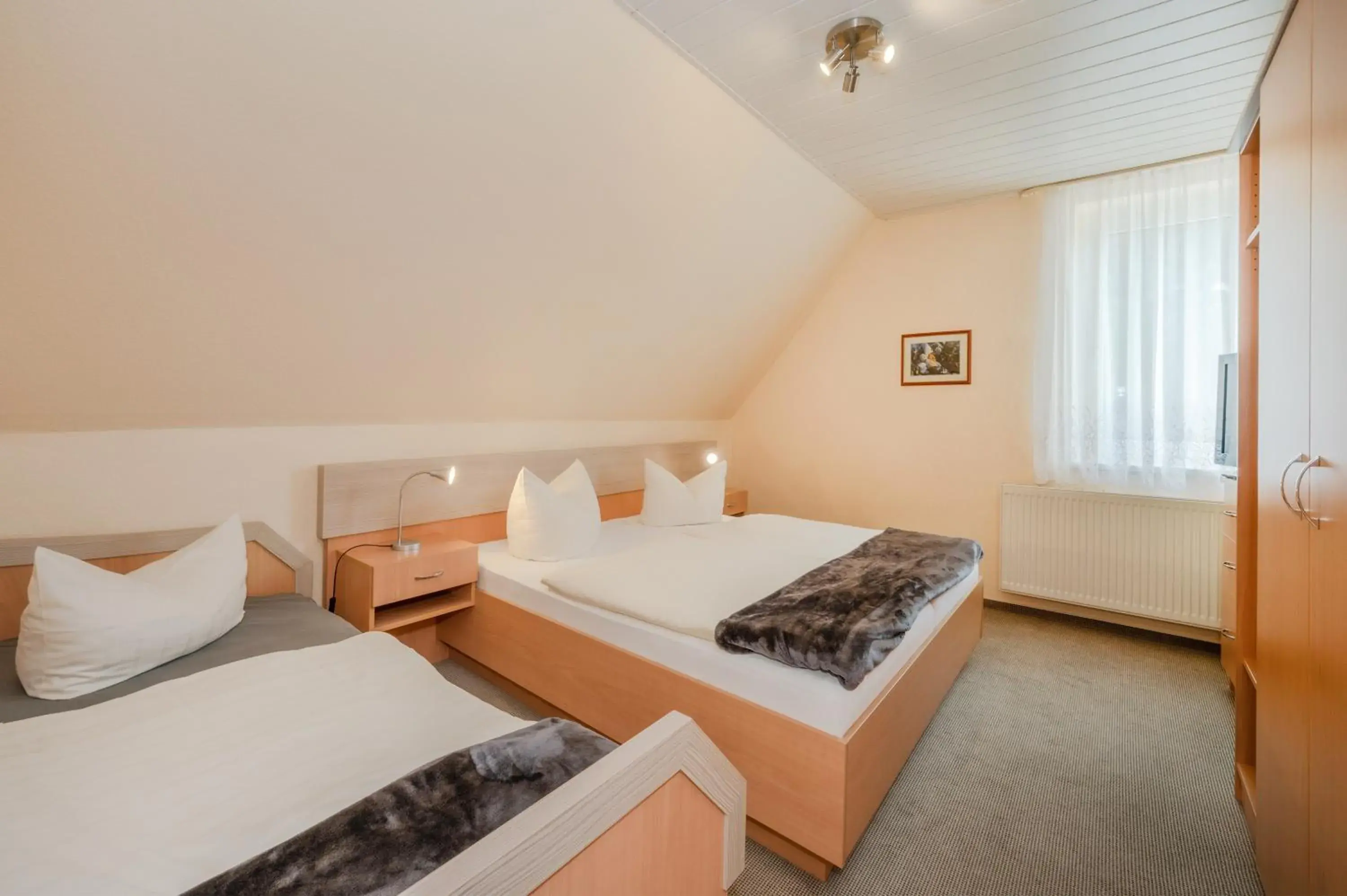 Bedroom, Bed in Inselhof Vineta