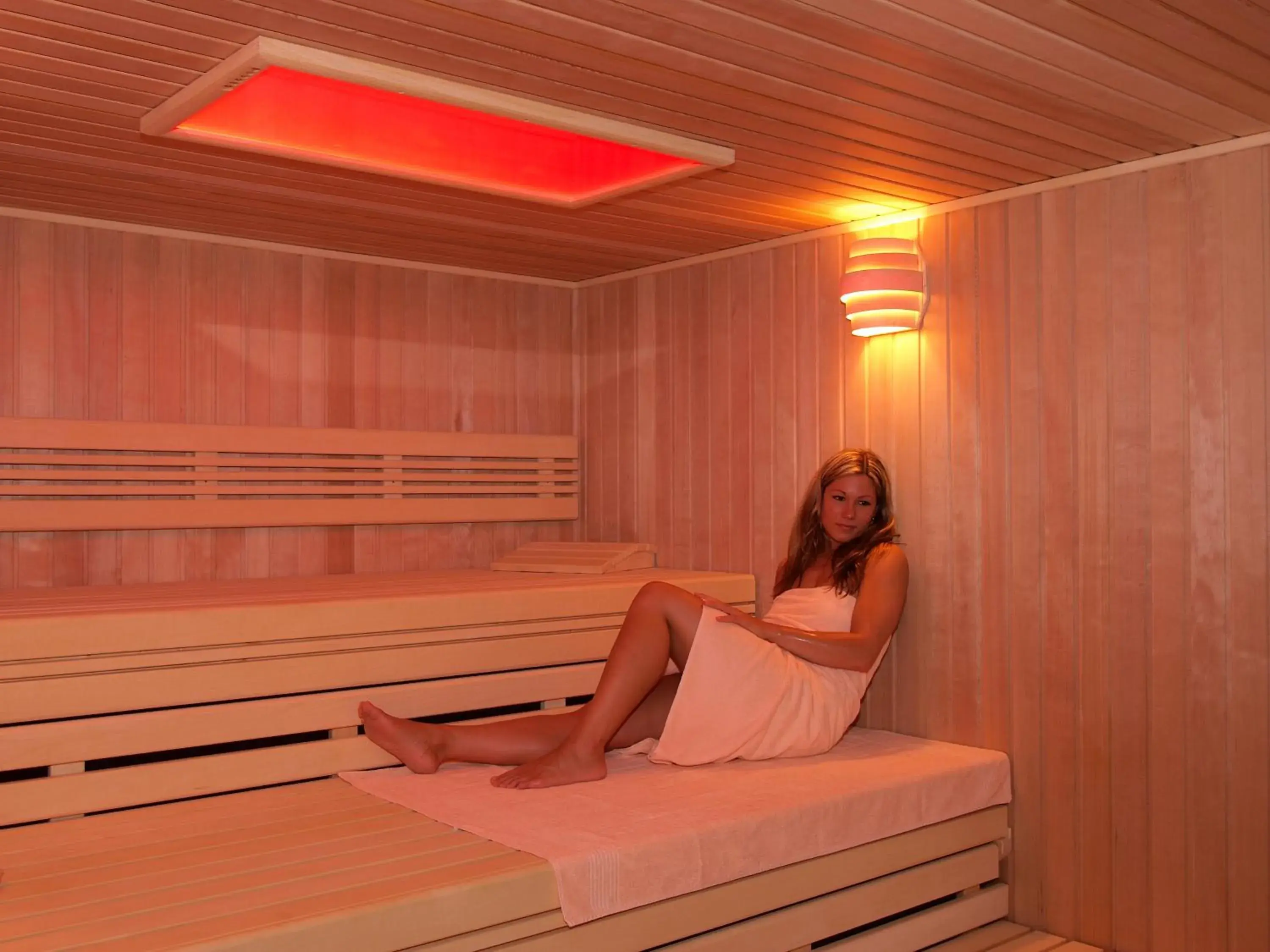 Sauna, Guests in Inselhof Vineta