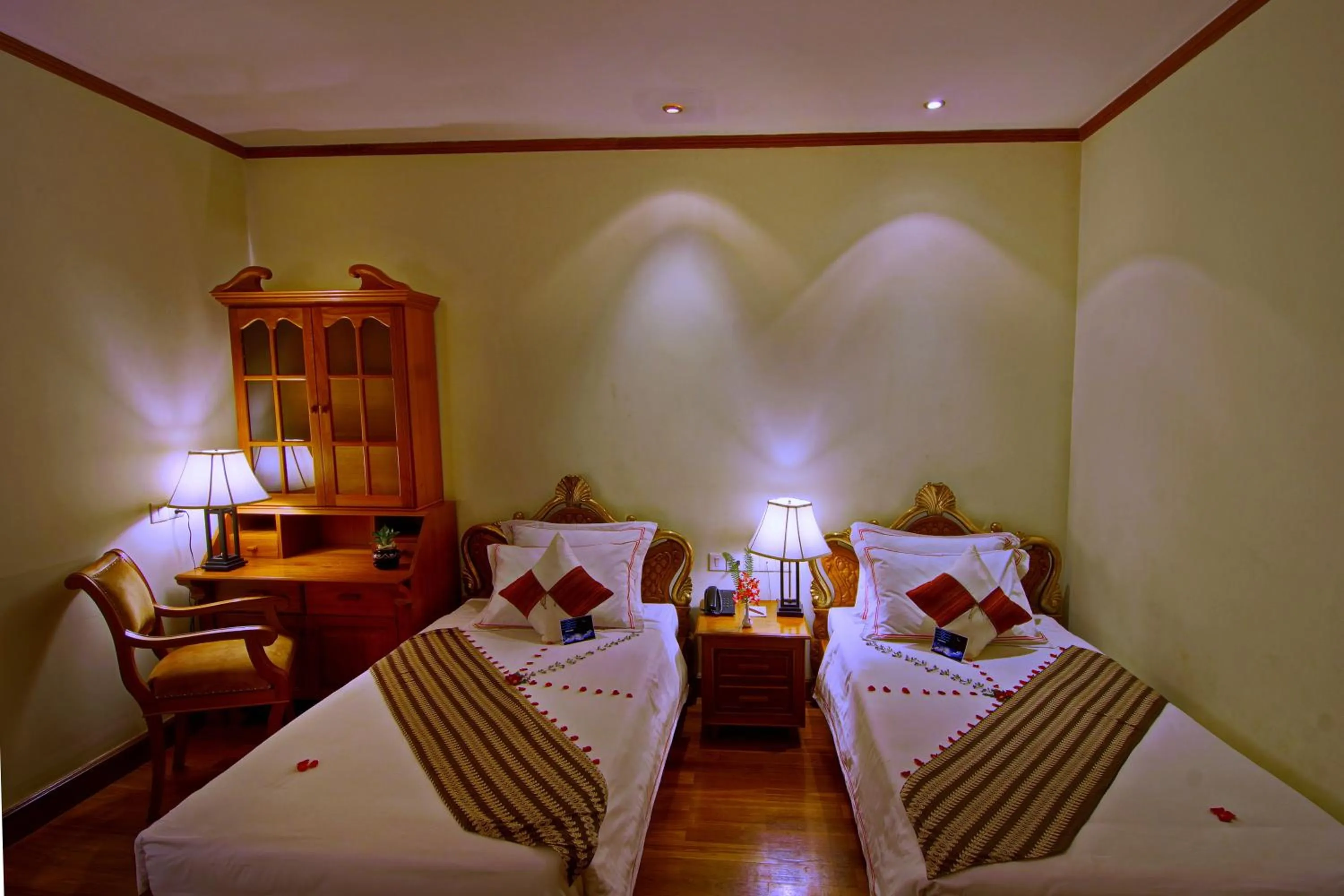 Bed in The Hotel by the Red Canal