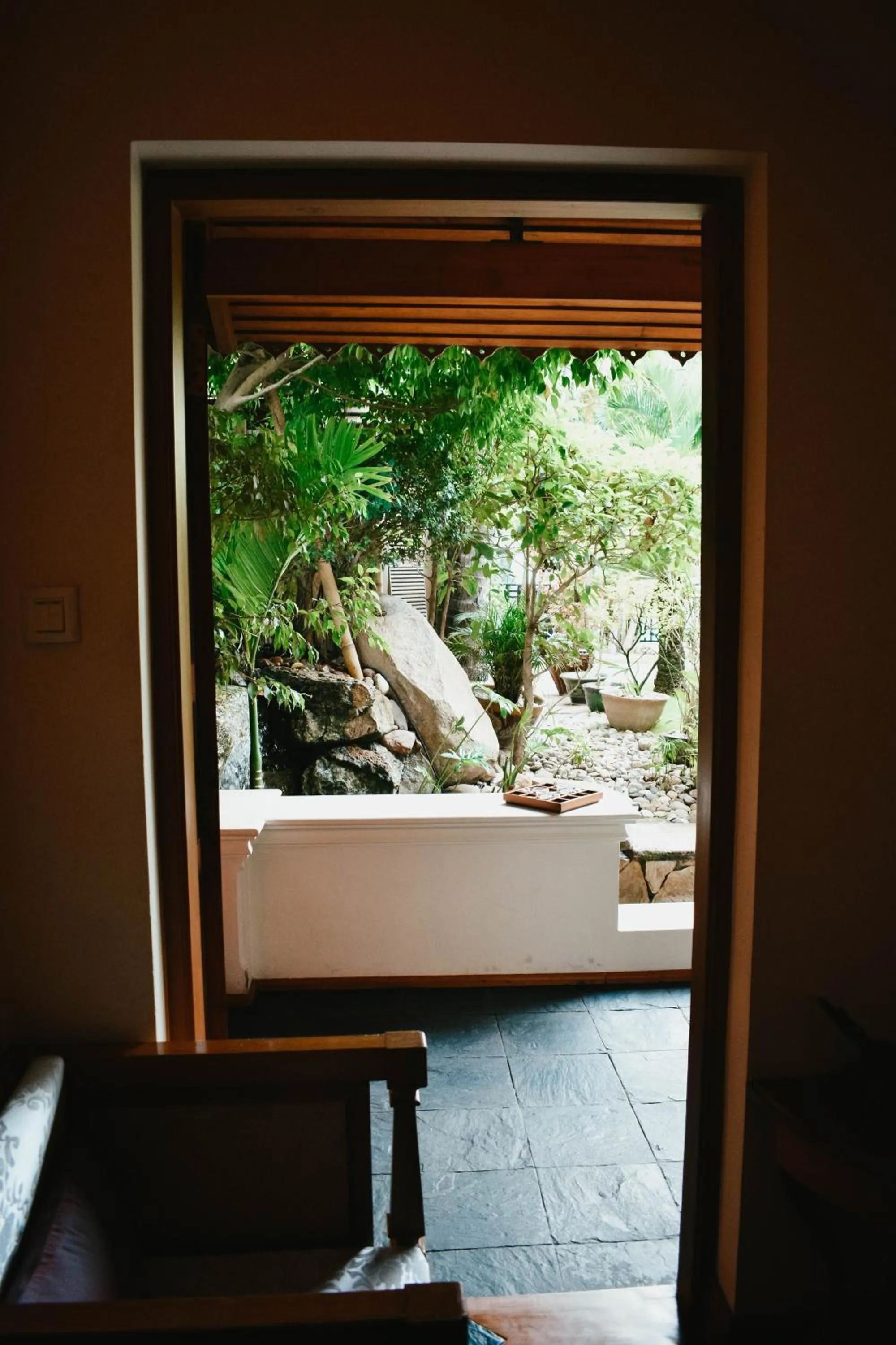 Garden view in The Hotel by the Red Canal