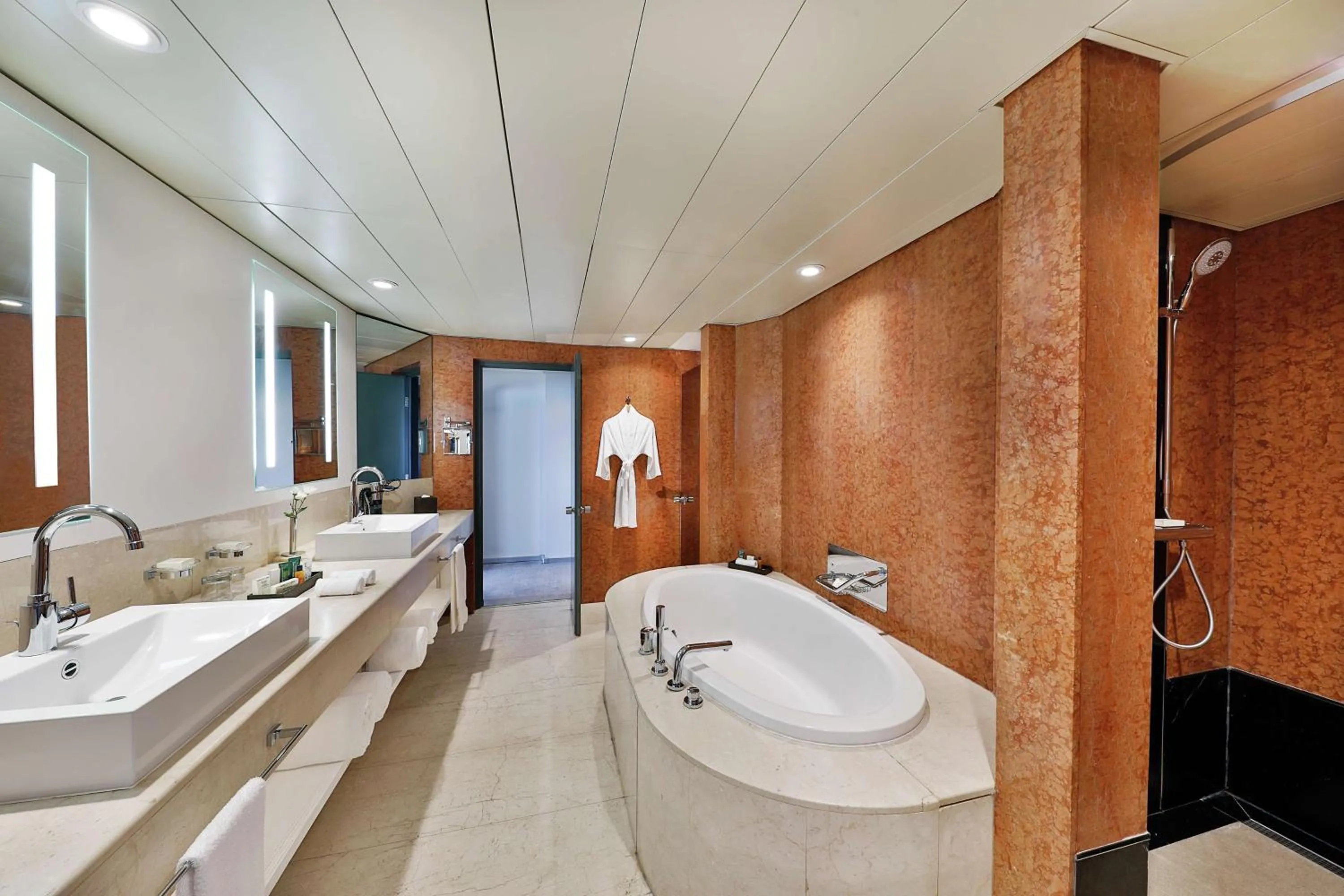 Shower in Transcorp Hilton Abuja