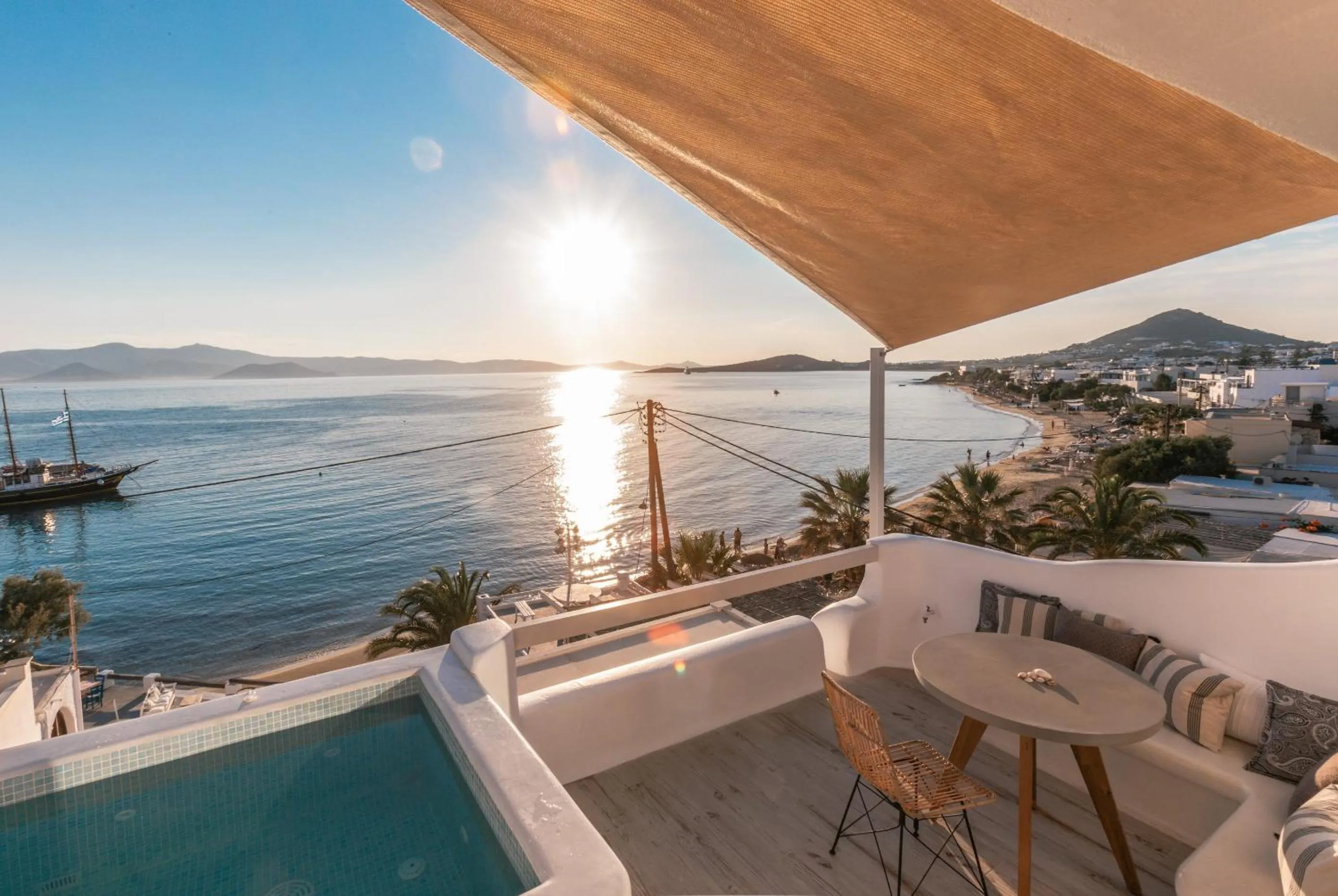 Hot Tub in Enosis Apartments - Triton Panoramic Sea View