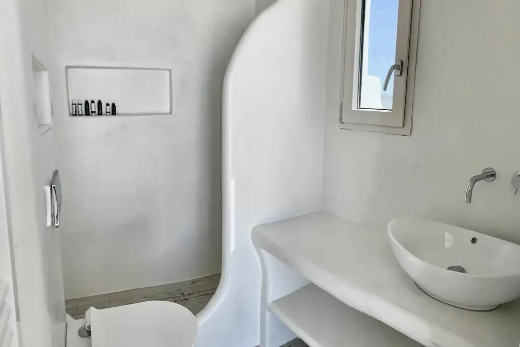 Toilet in Enosis Apartments - Triton Panoramic Sea View