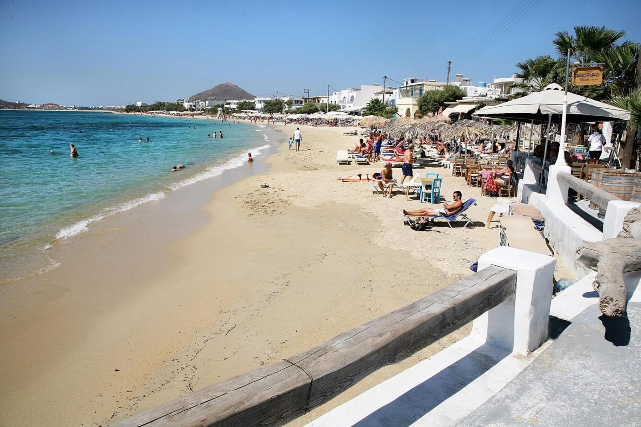 Beach in Enosis Apartments - Triton Panoramic Sea View