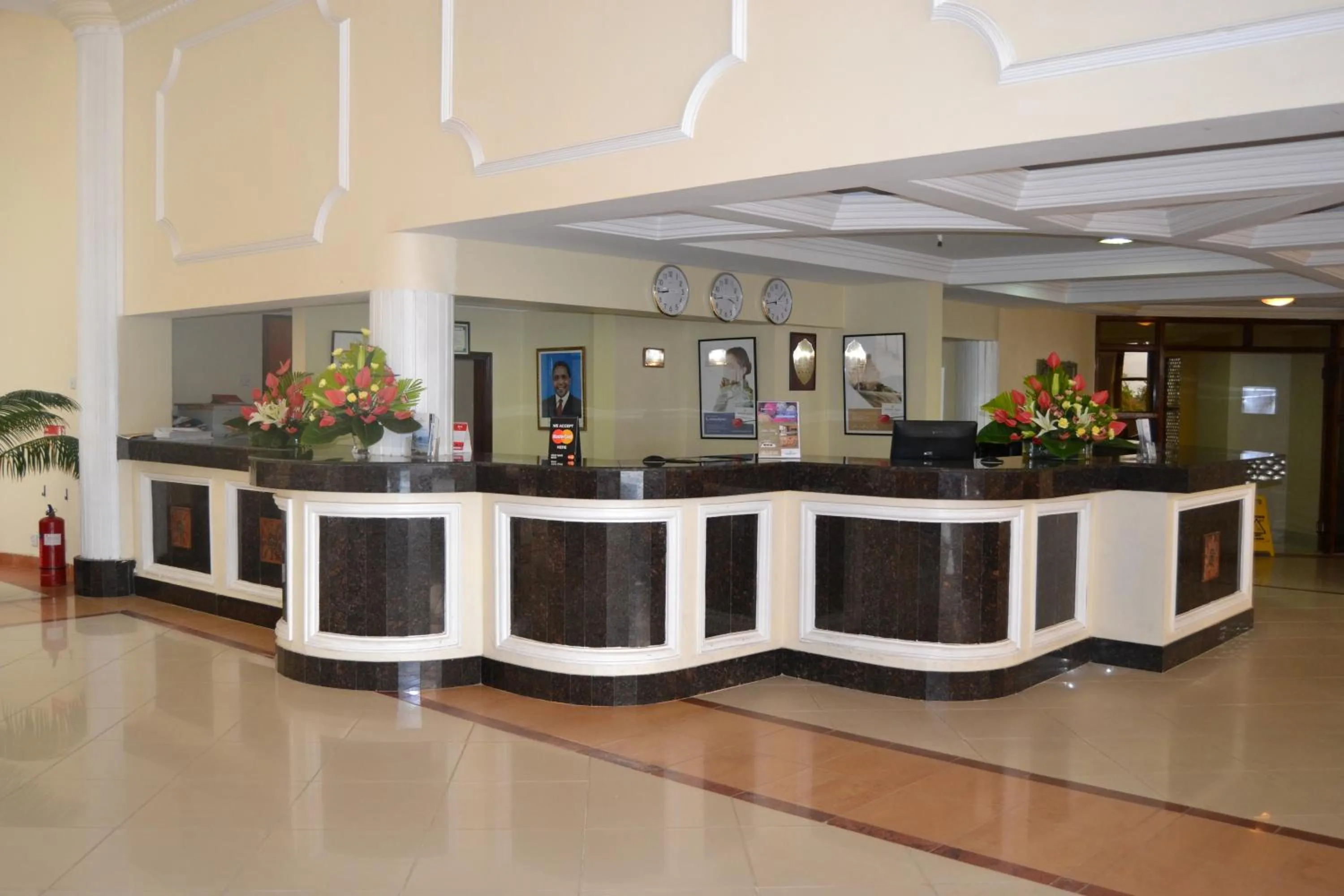 Lobby or reception in Golden Tulip Tanzania