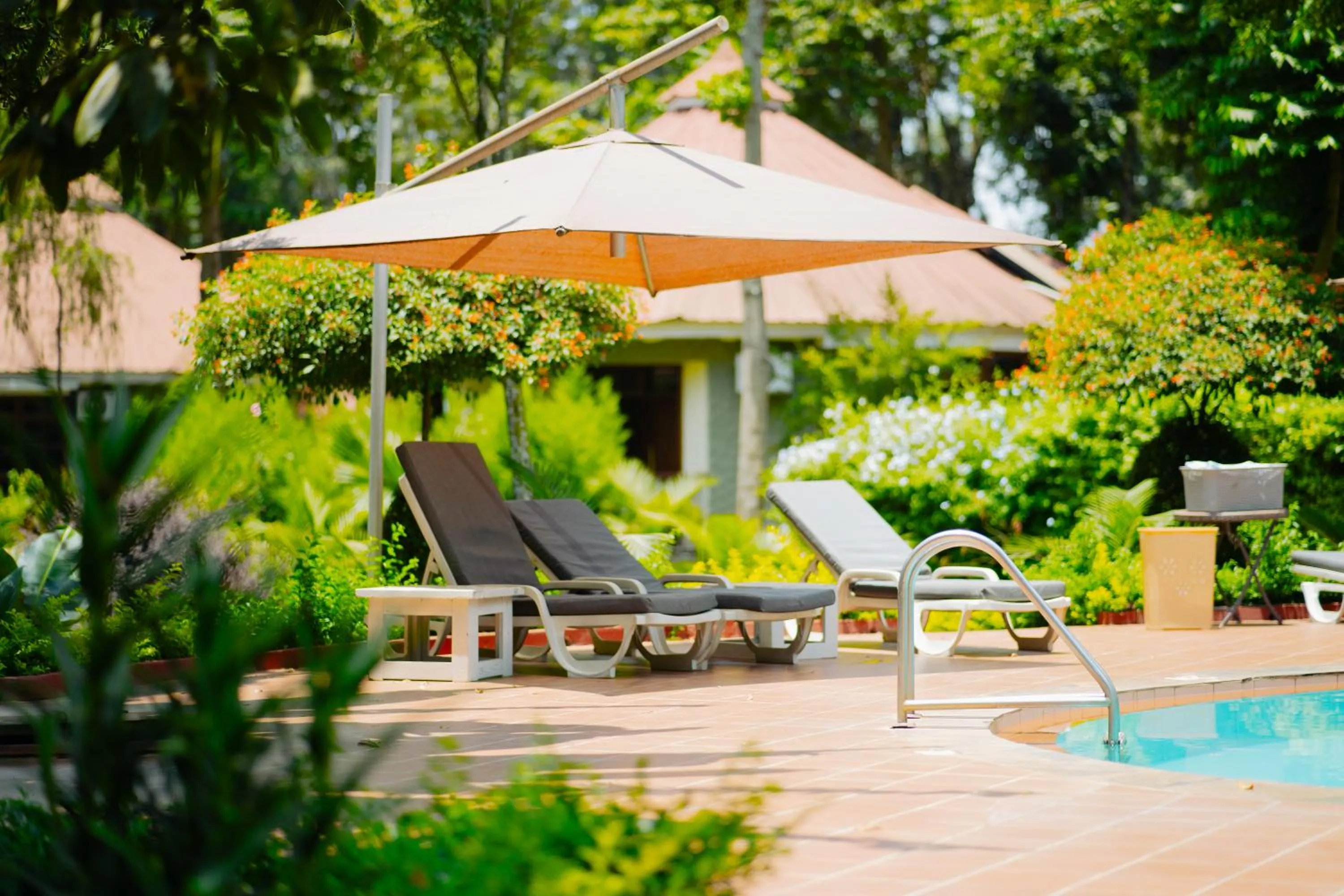Patio in Arusha Planet Lodge
