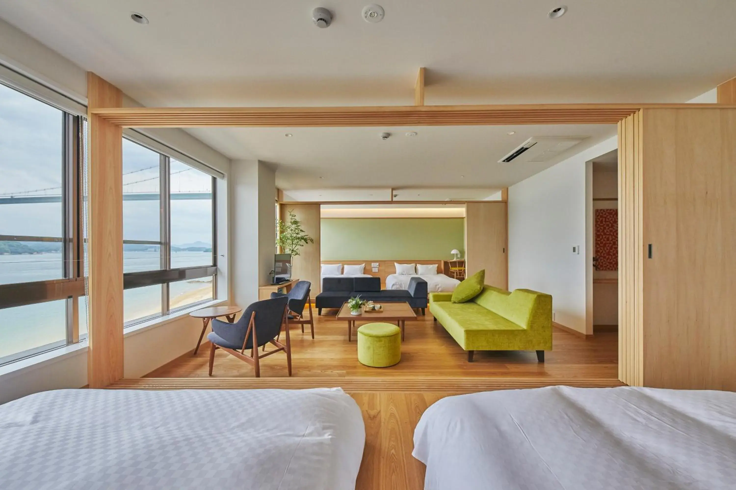 View (from property/room), Bed in Glamprook Shimanami View (from property/room), Bed in Glamprook Shimanami