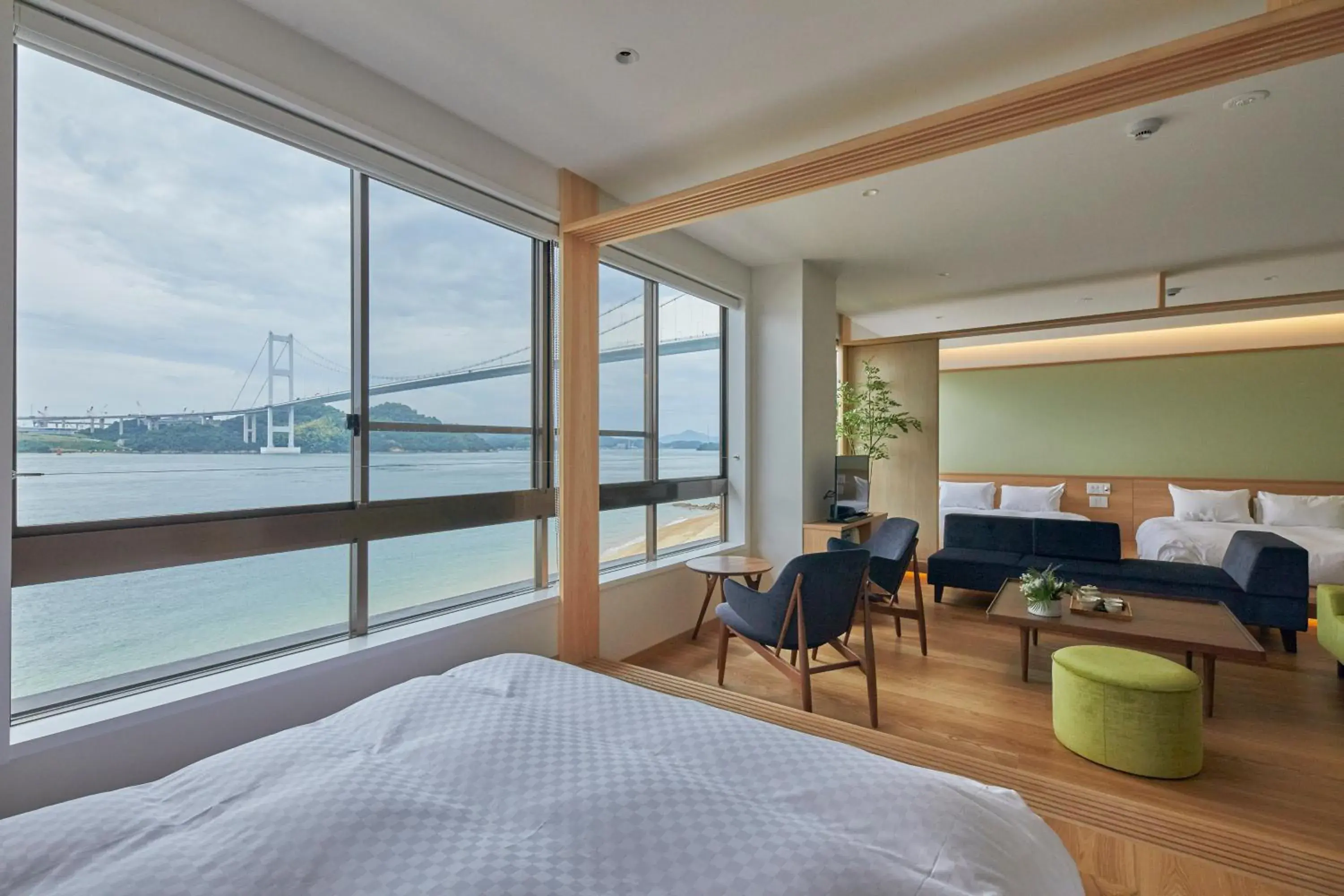 View (from property/room), Bed in Glamprook Shimanami View (from property/room), Bed in Glamprook Shimanami