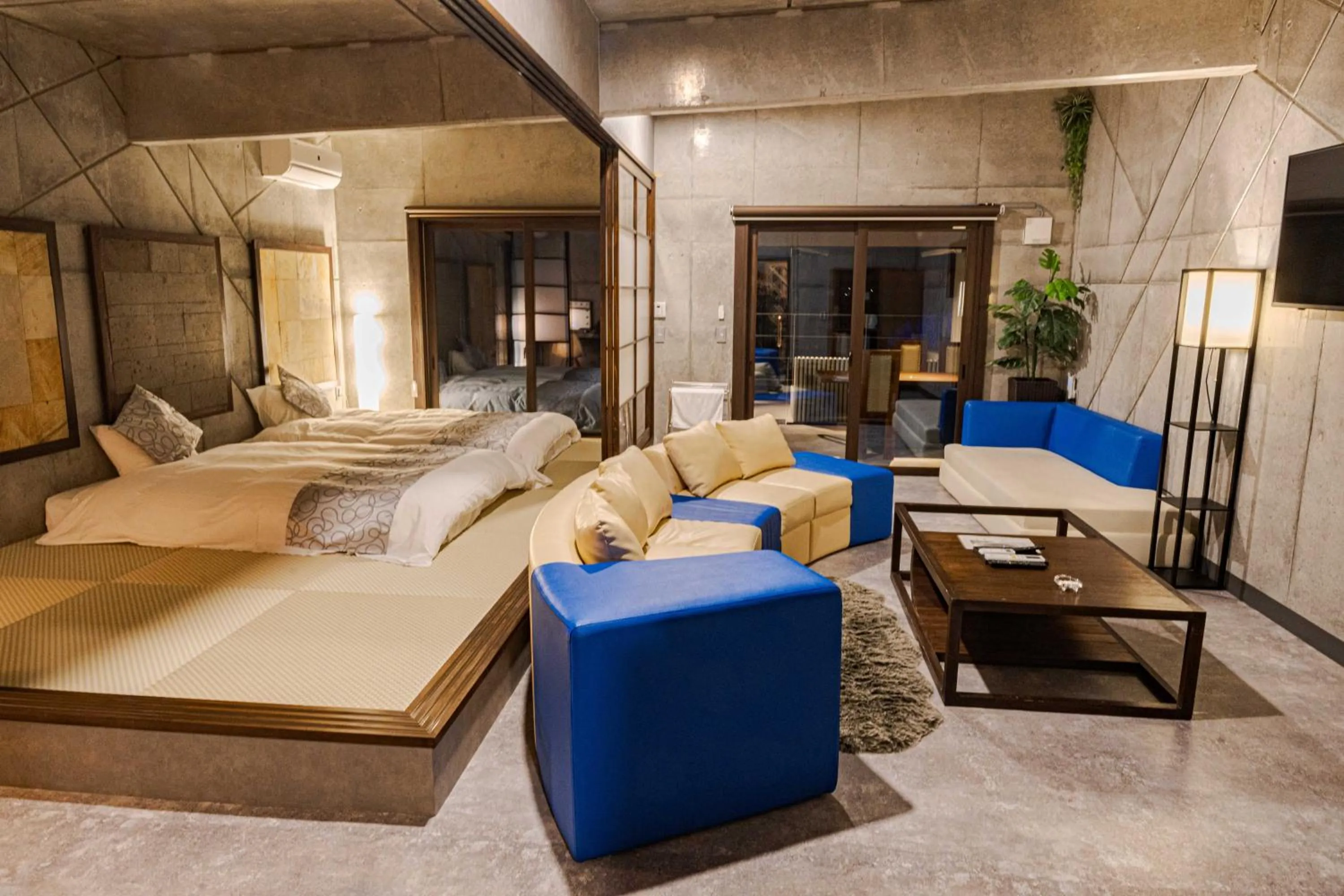 Living room, Bed in XYZ speciale