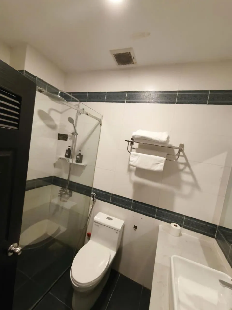 Shower in Bros Hotel