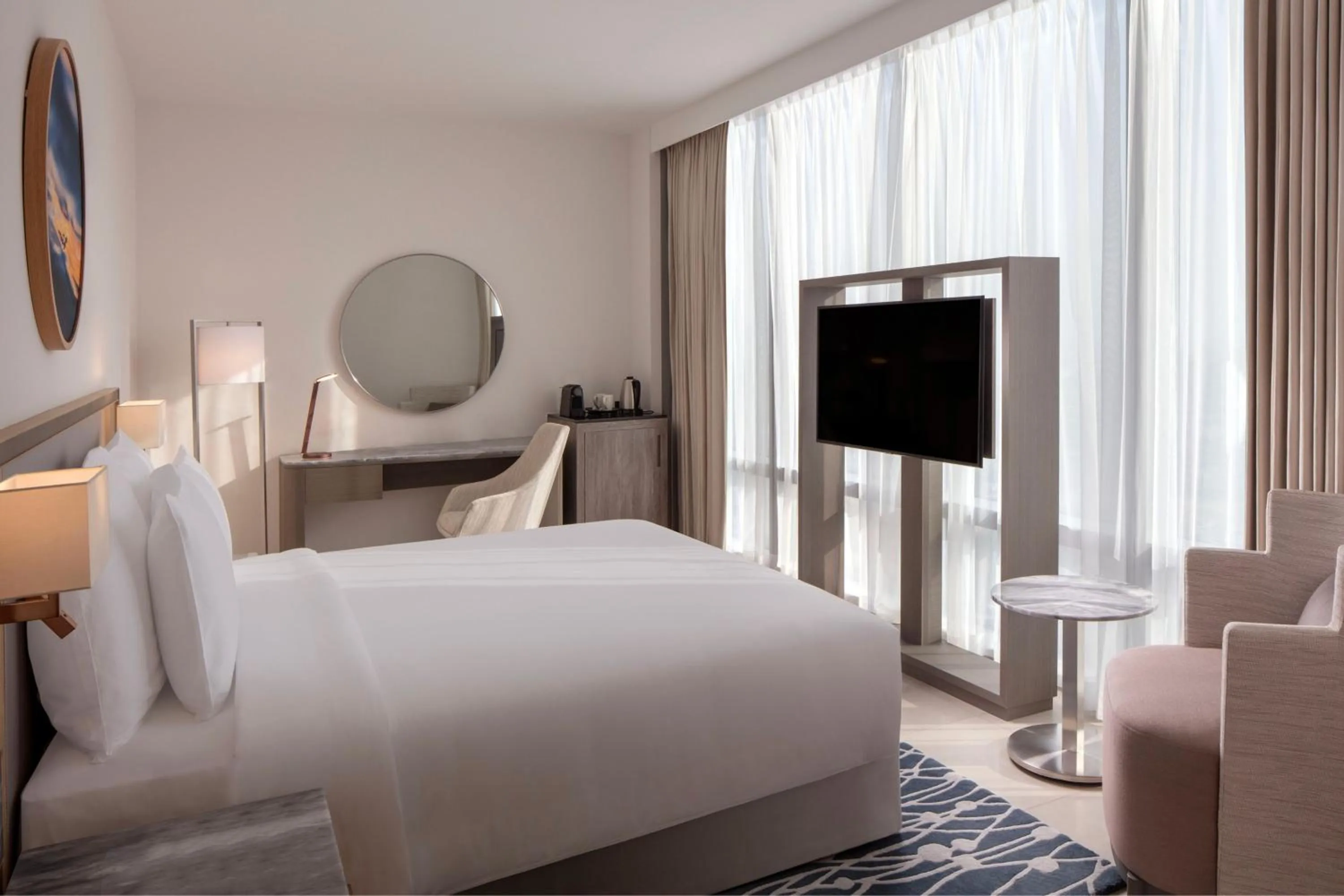 Photo of the whole room, Bed in The First Collection Dubai Jumeirah Village Circle, a Tribute Portfolio Hotel