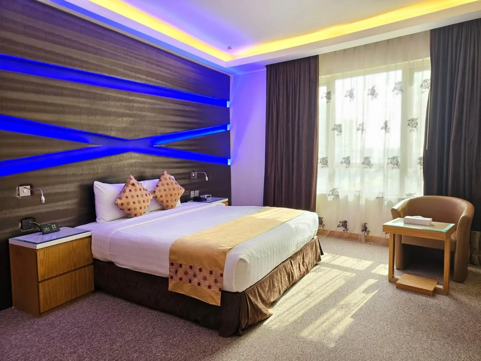 Bed in Al Safir Hotel